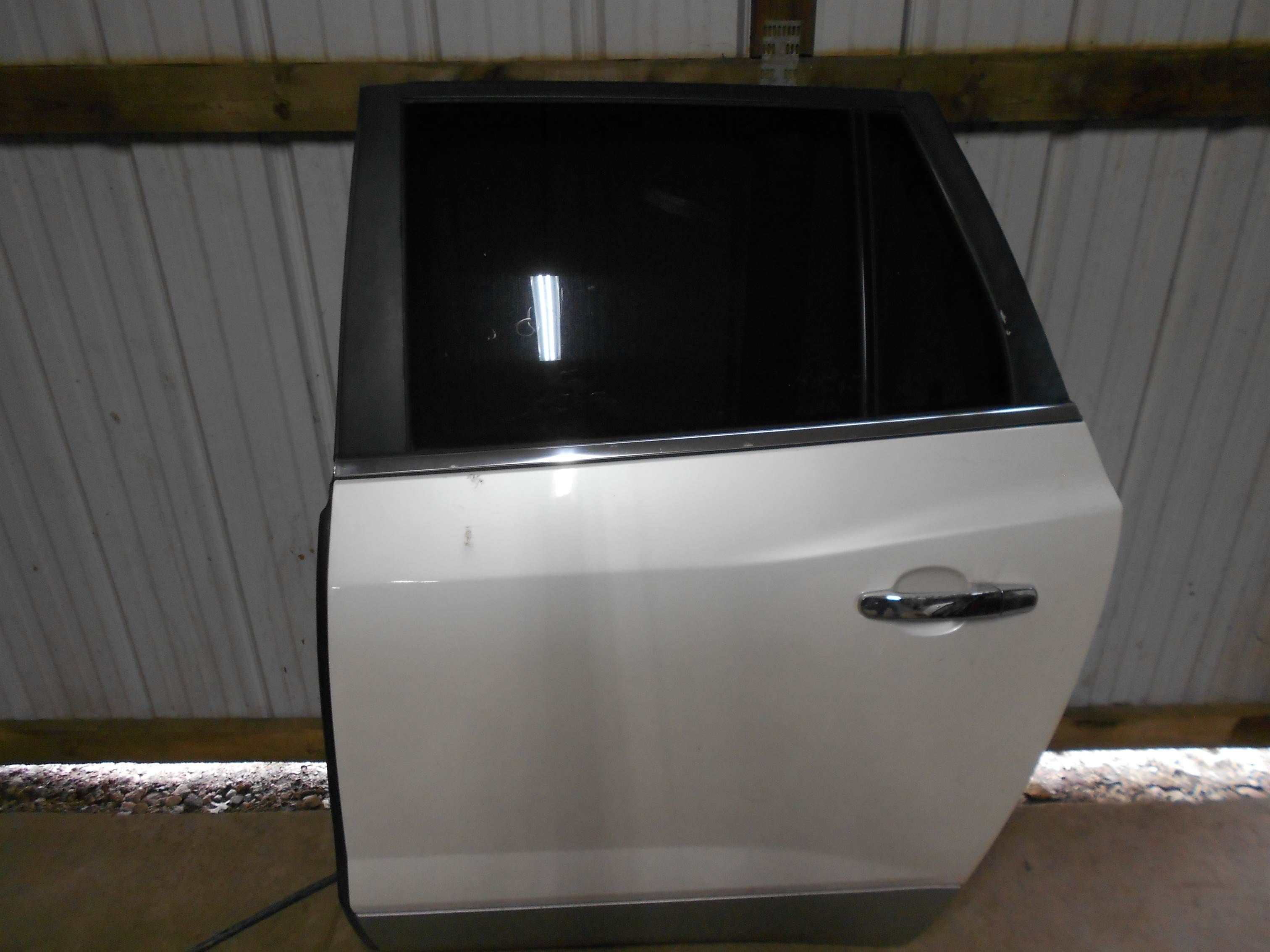Used 2008-2017 BUICK ENCLAVE Driver Left Rear LH Side Door White 08-17 U 800J for sale small view front thumbnail