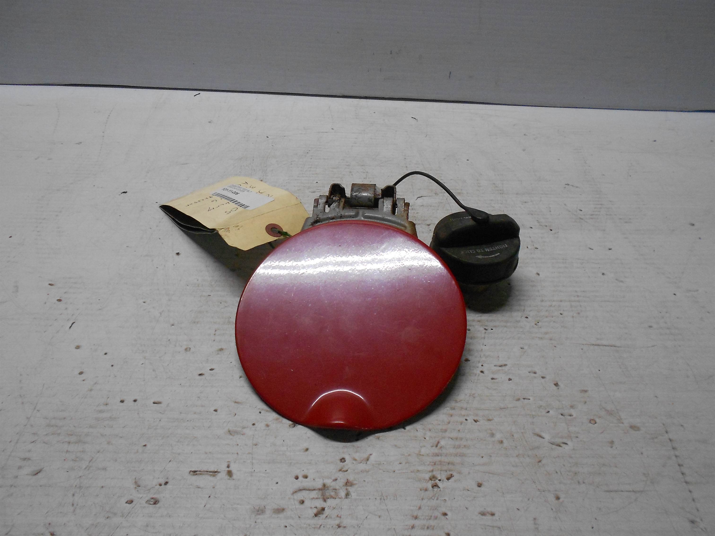 Used Gas Fuel Door DODGE PICKUP 1500 02 03 04 05 06 07 08 Red Paint Code PR4 for sale small view front thumbnail