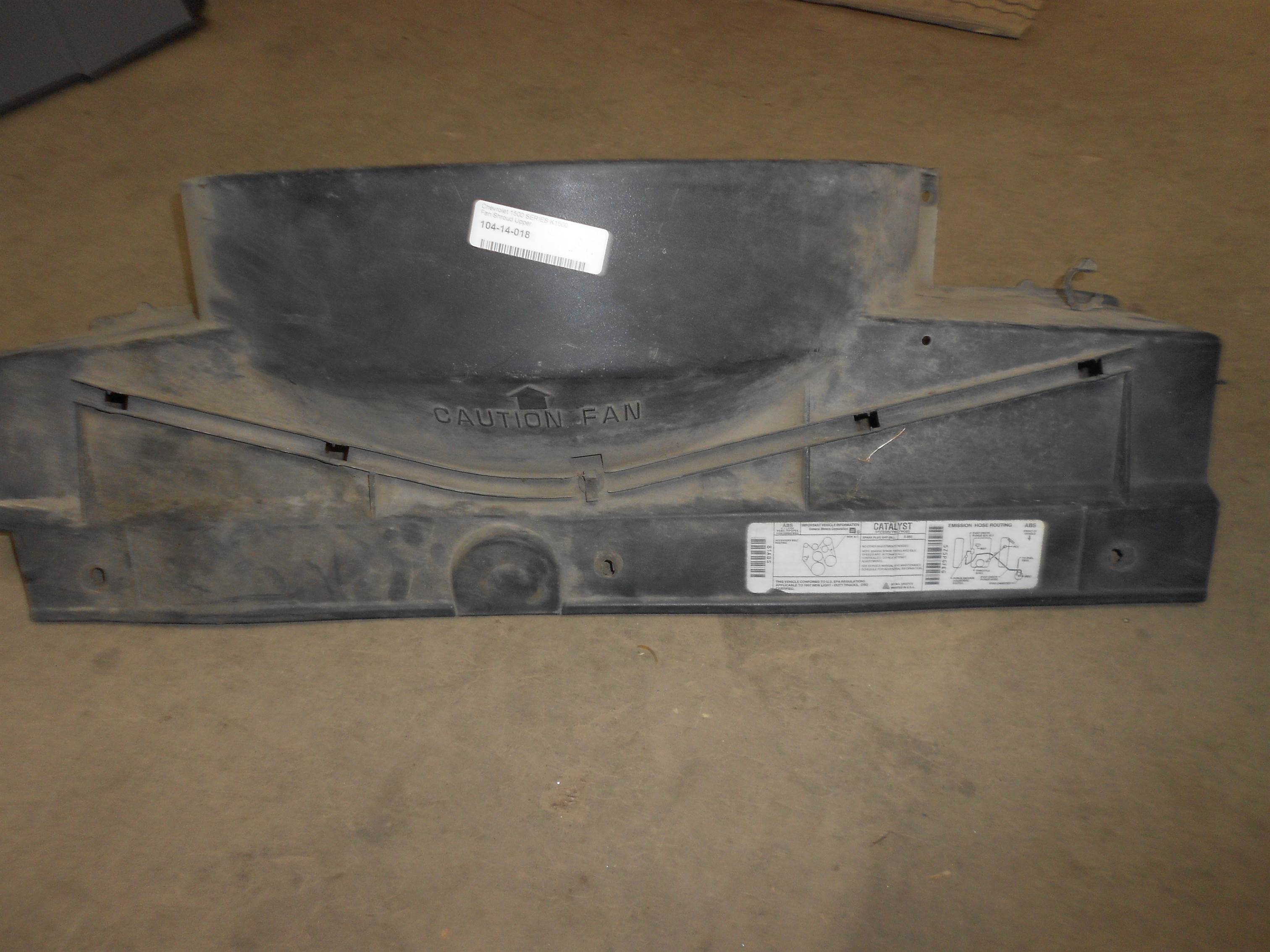 Used Upper Radiator Cooling Fan Shroud Direct Fit for Chevy GMC Truck 5.0L 5.7L for sale small view front thumbnail