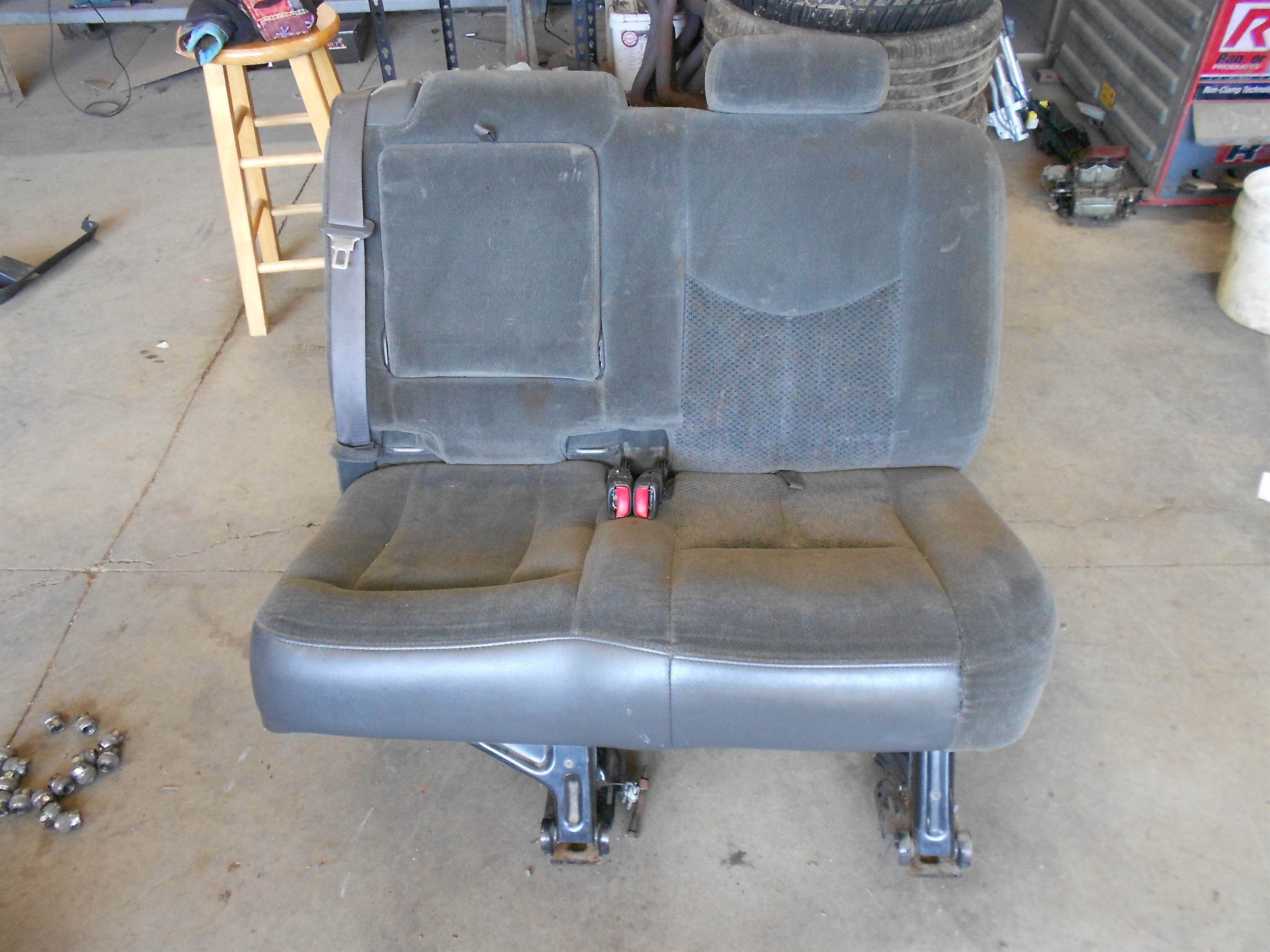 Used 03-06 Chevrolet 1500 Rear Seat Left LH Driver Side for sale small view front thumbnail
