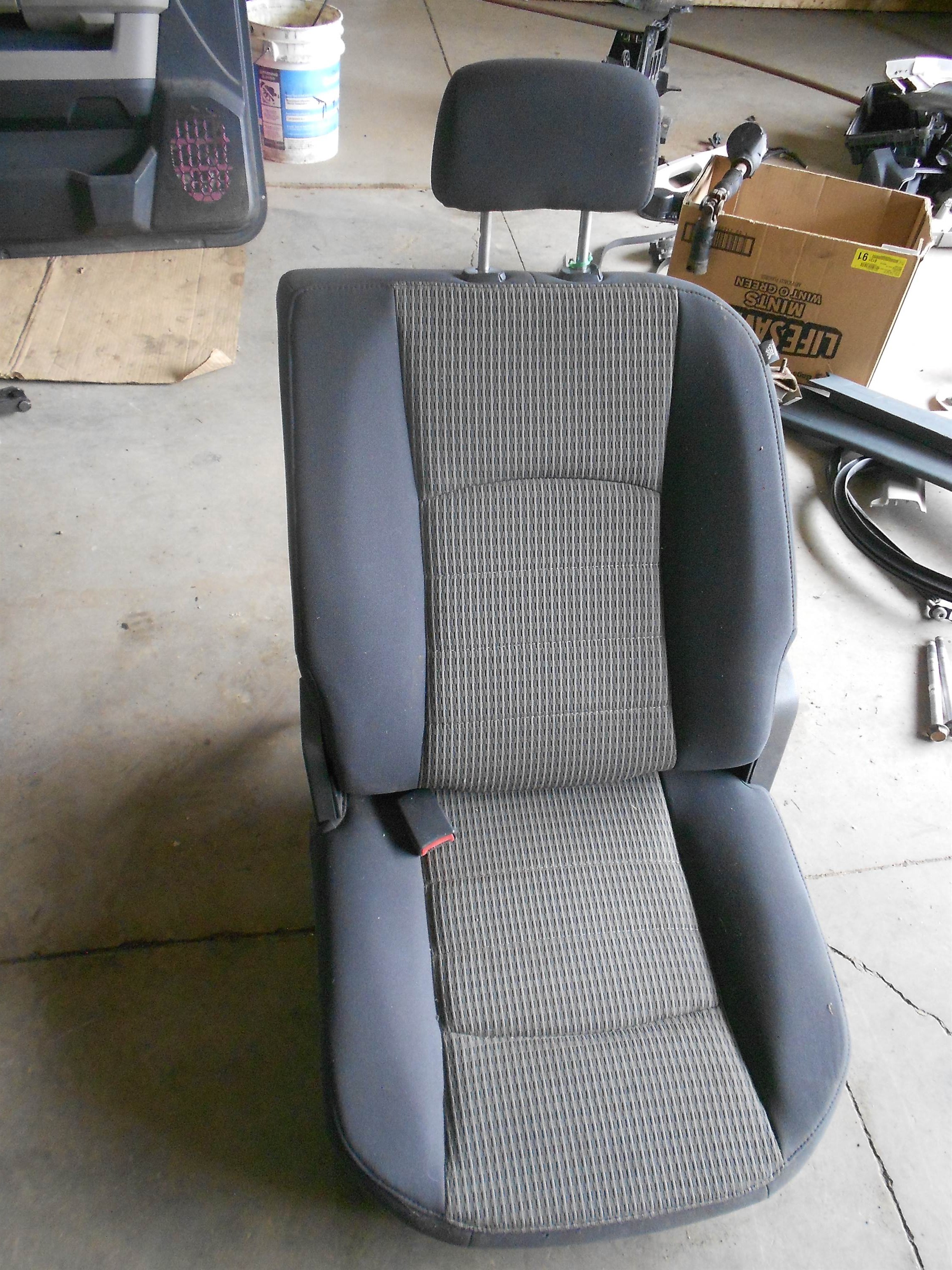 Used 2009-2018 DODGE RAM 1500 2500 3500 CREW Seat Cloth Rear Left Driver for sale small view front thumbnail