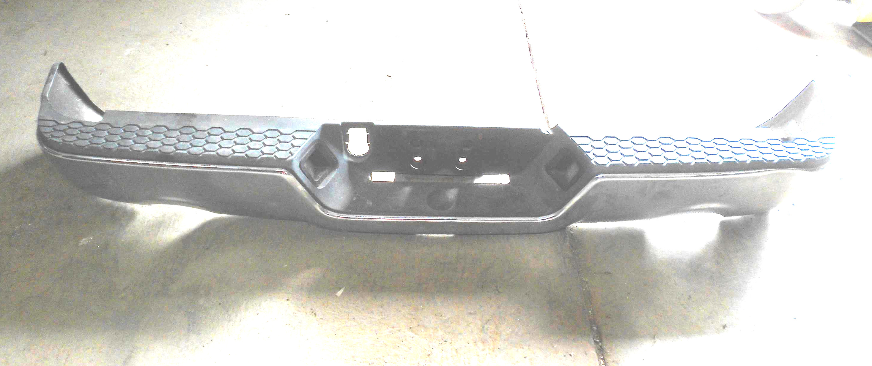 Used 2009-2018 RAM 1500 Rear Bumper Assembly CHROME for sale small view front thumbnail