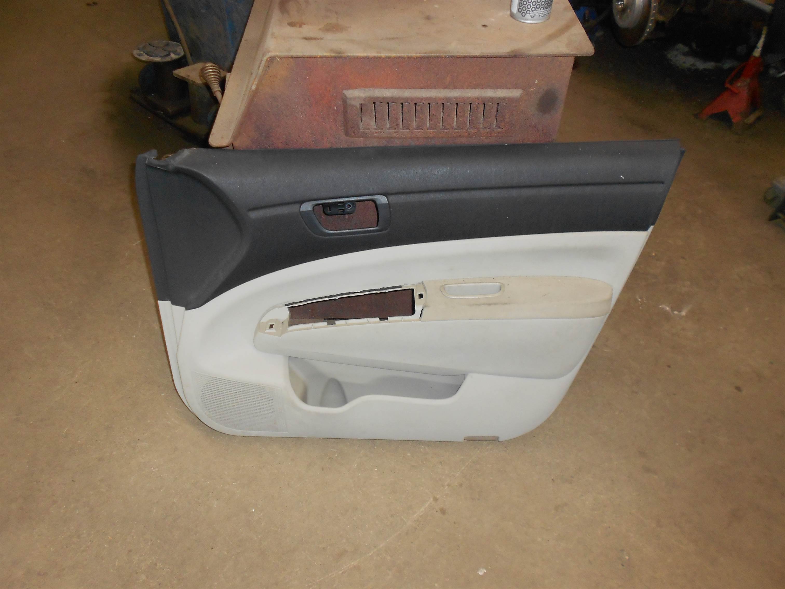 Used 2004 - 2009 TOYOTA PRIUS Right Passenger Front Door Inner Trim Panel TAN/ BLACK for sale small view front thumbnail