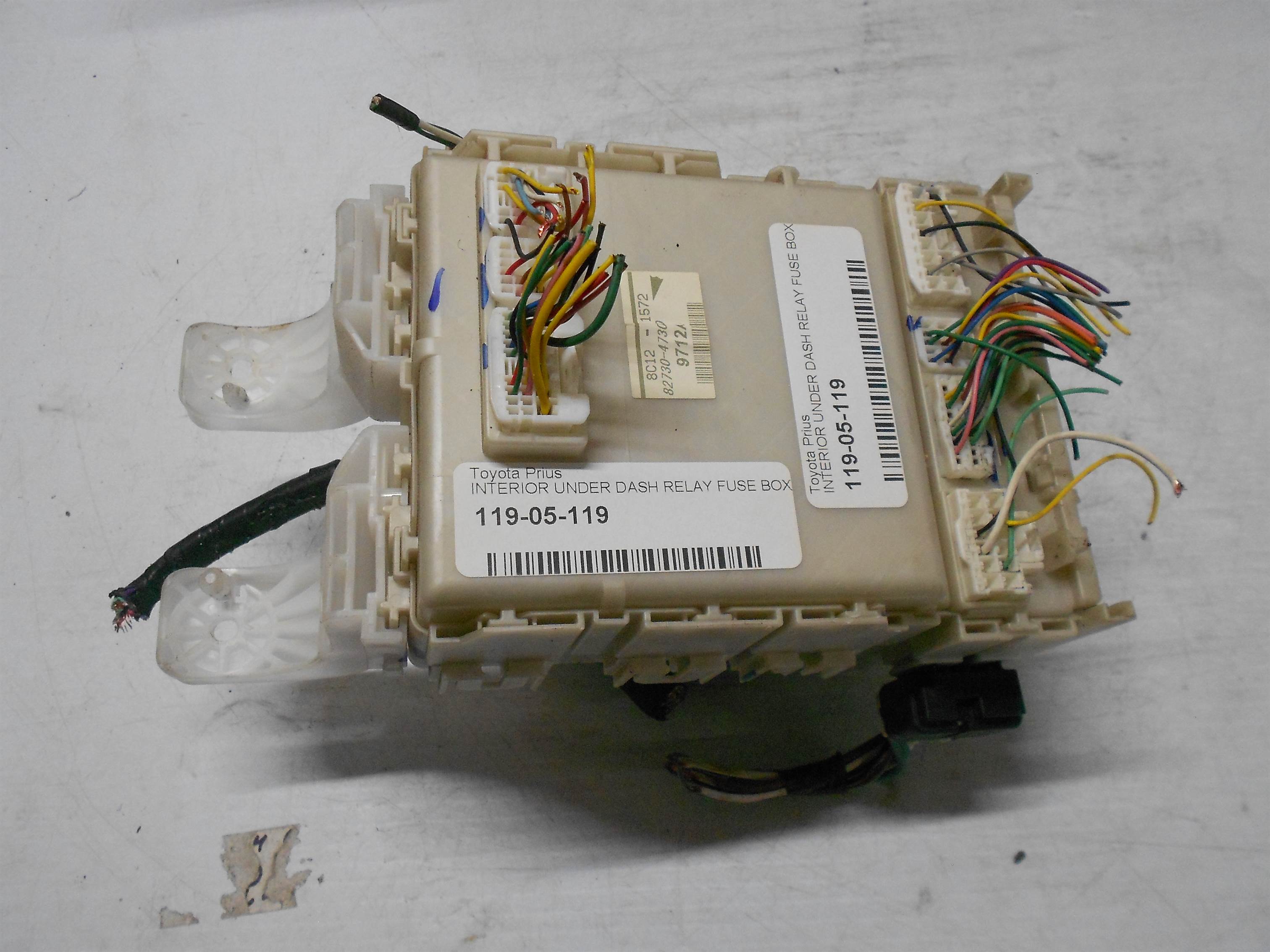 Used 2004-2009 TOYOTA PRIUS INTERIOR UNDER DASH RELAY FUSE BOX 82730-47300 OEM for sale small view front thumbnail