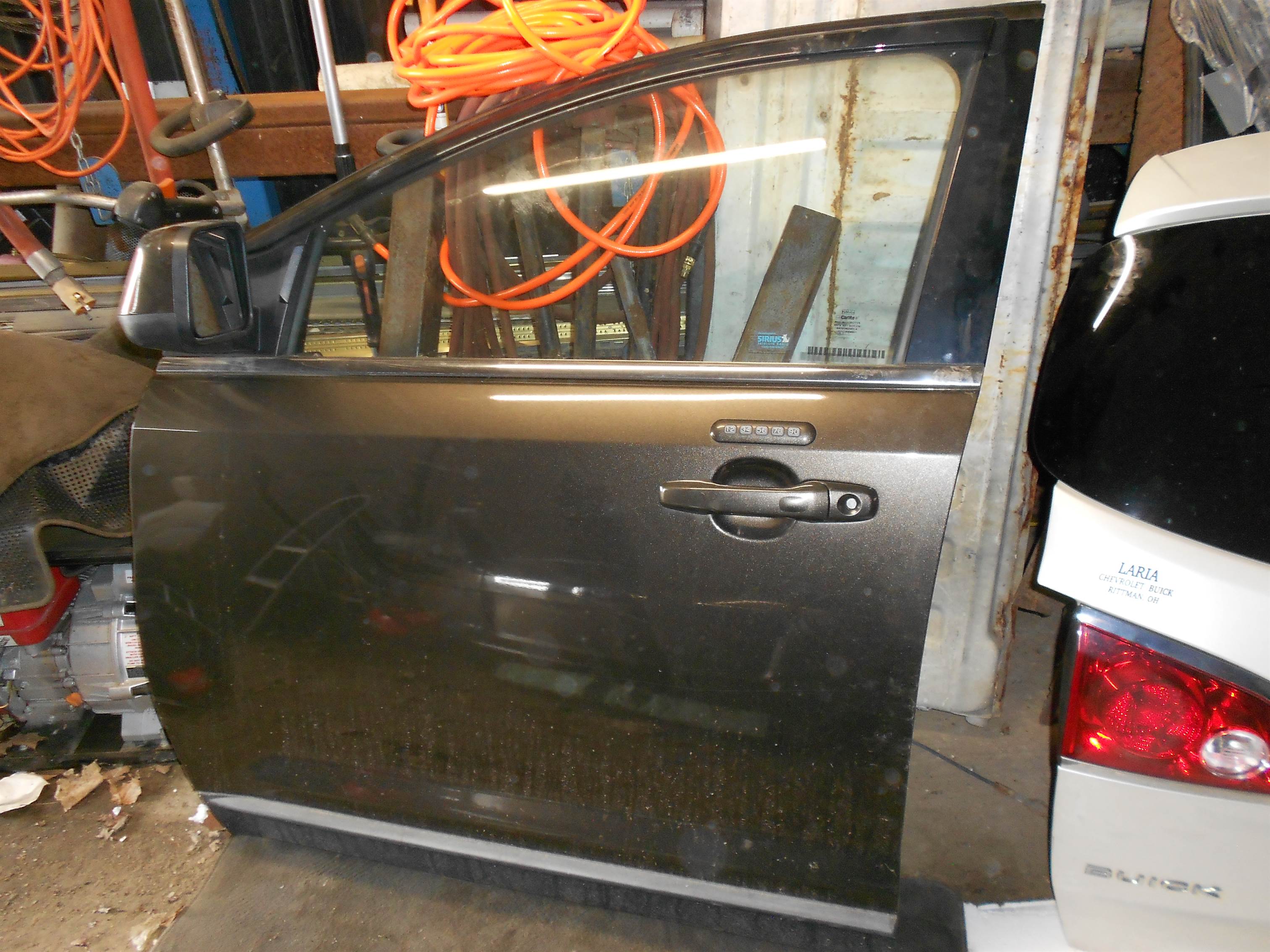 Used 2011-2014 Ford Edge FRONT LH LEFT DRIVER SIDE DOOR WITH KEYPAD PAINT CODE HS for sale small view front thumbnail