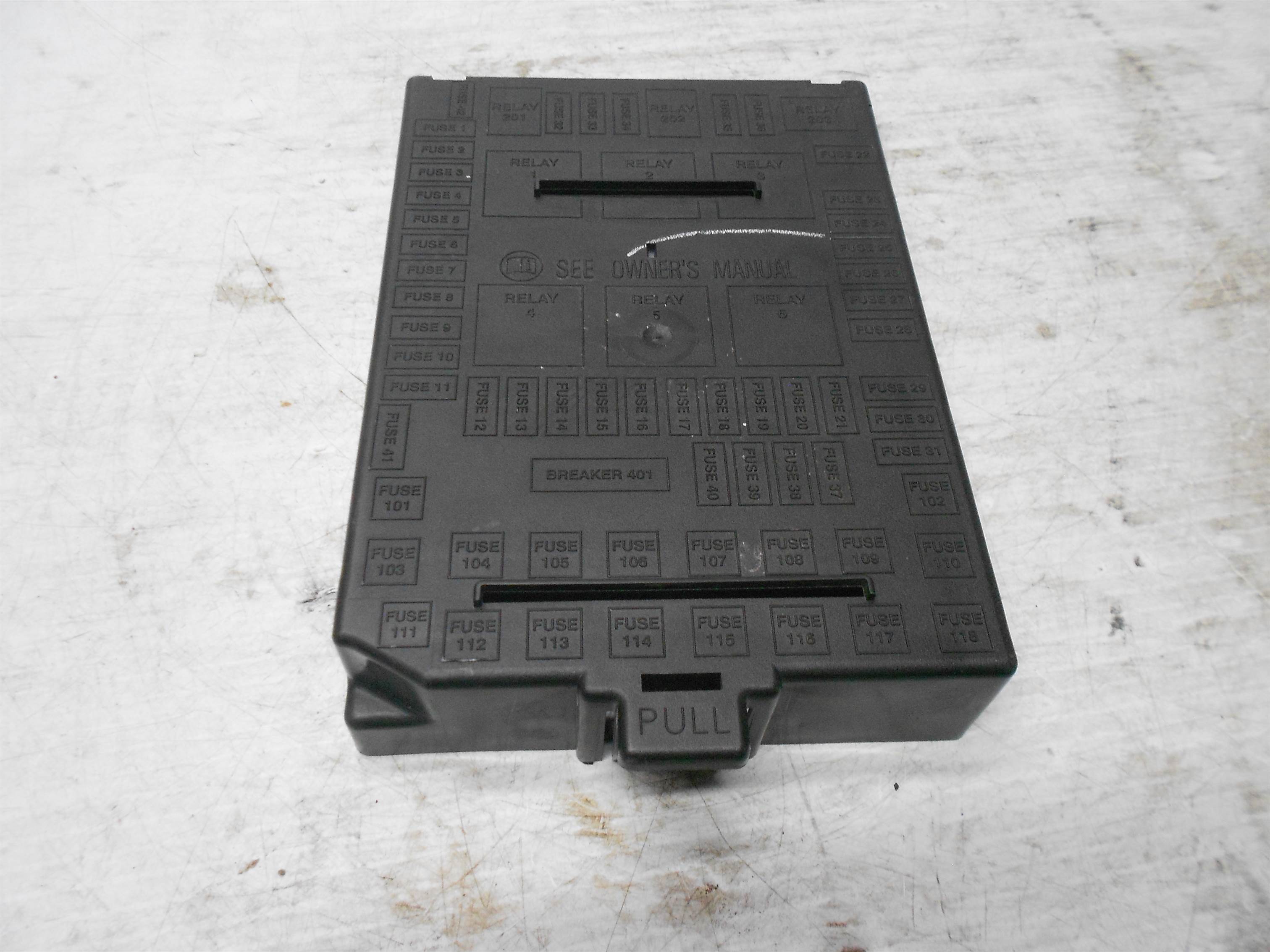 Used 04-08 Ford F-150 Expedition Lincoln Navigator Fuse Box Cover Lid 2L1T-14N003-DB for sale small view front thumbnail