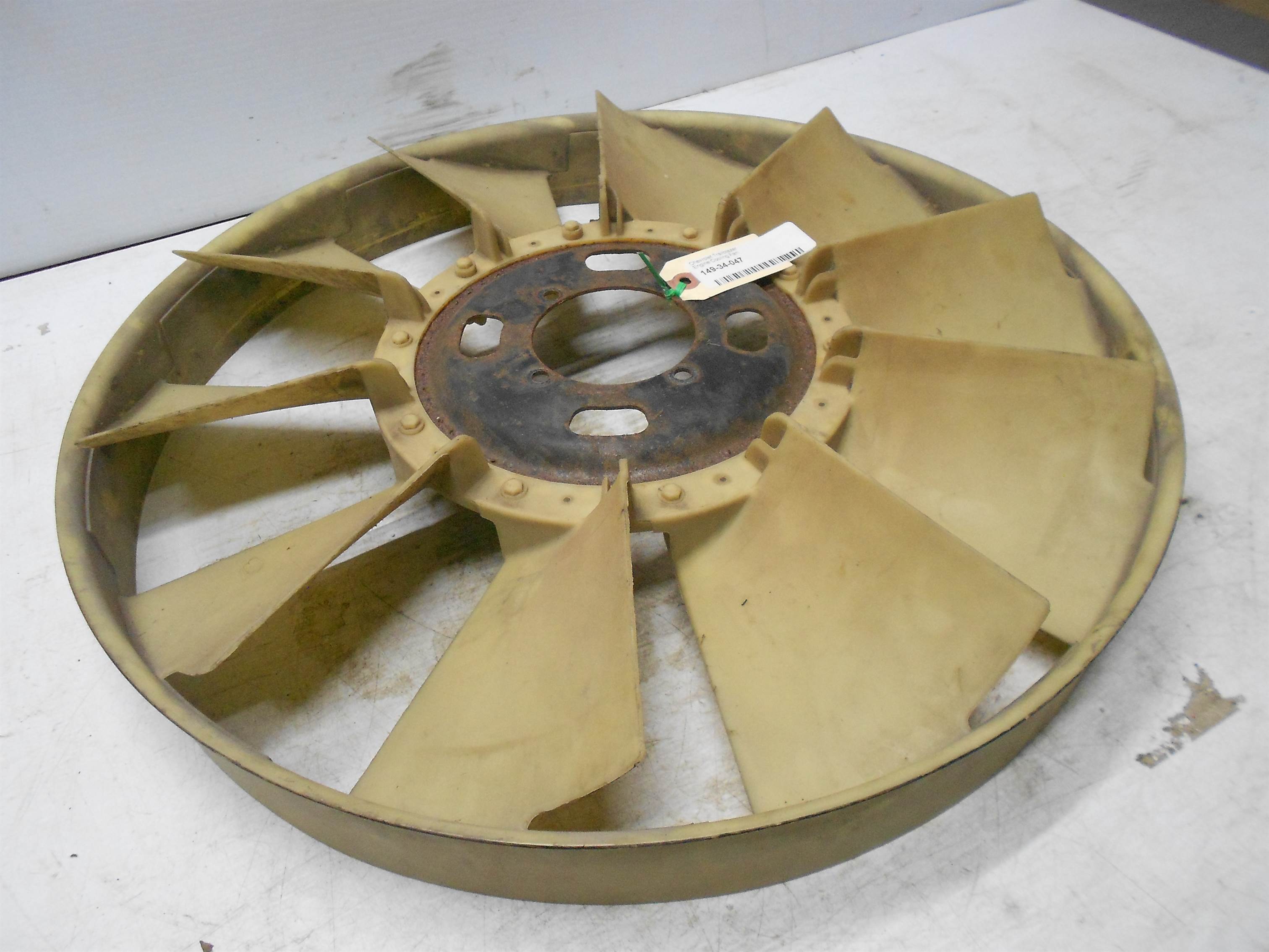 Used Radiator Cooling Fan Blade For Chevy Trailblazer Ascender Rainier GMC 620-619 for sale small view front thumbnail