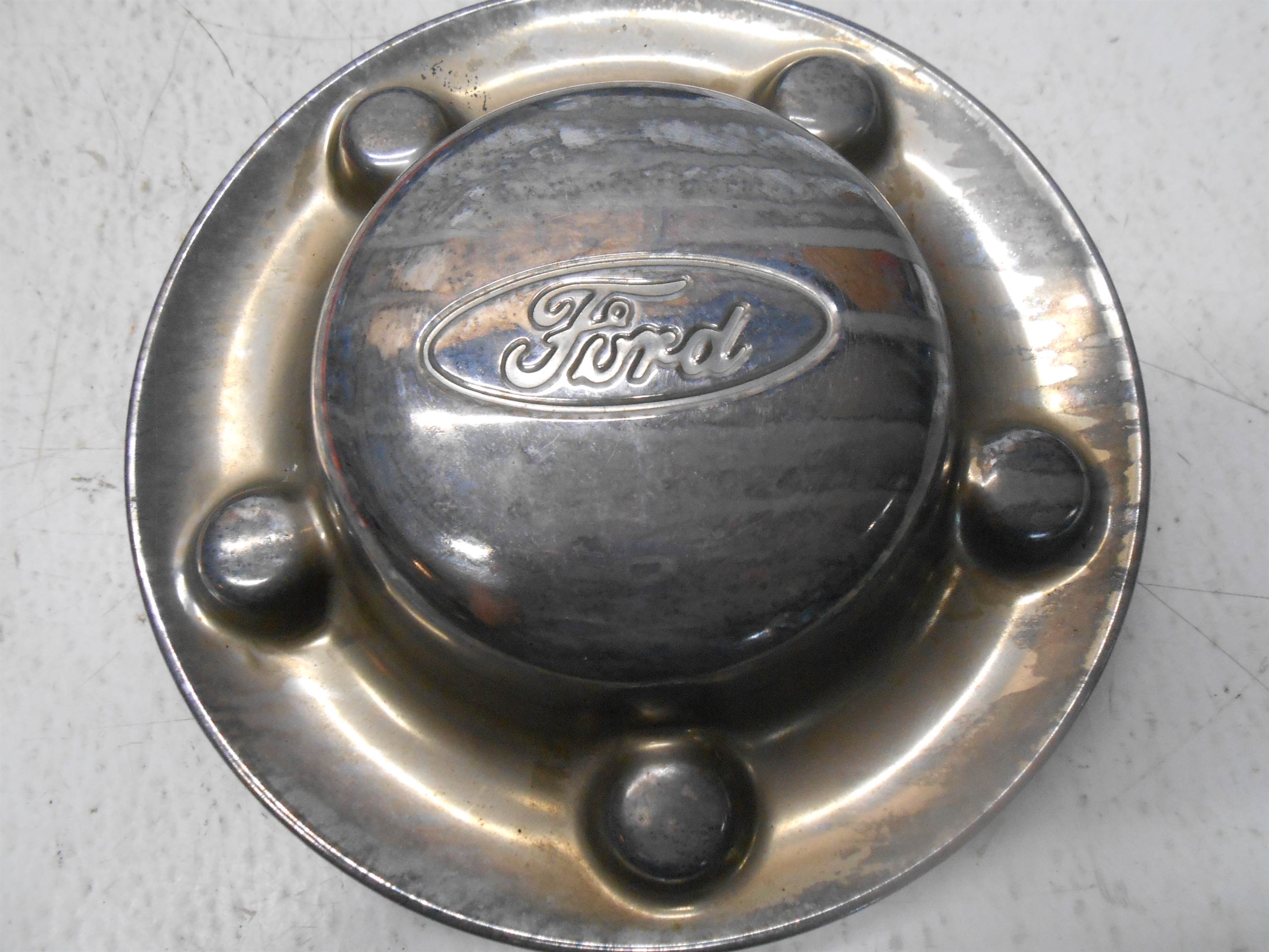 Used 1999-2004 Ford F-150 Expedition Chrome Center Wheel Rim Hub Cap for sale small view front thumbnail