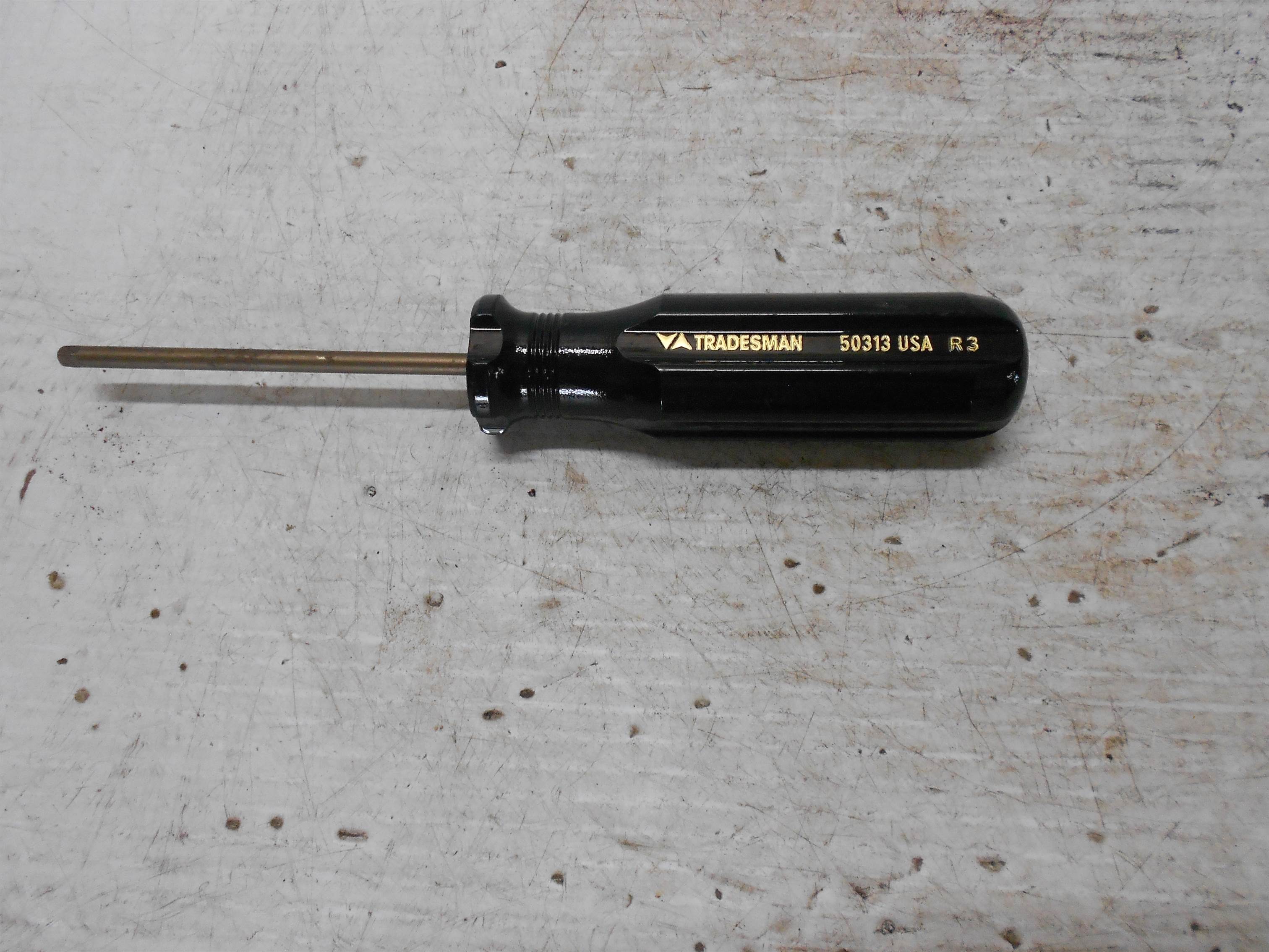 Used VERMONT AMERICAN TRADESMAN 50313 USA R3Robertson/Scrulox #3 R3 SCREWDRIVER for sale small view front thumbnail