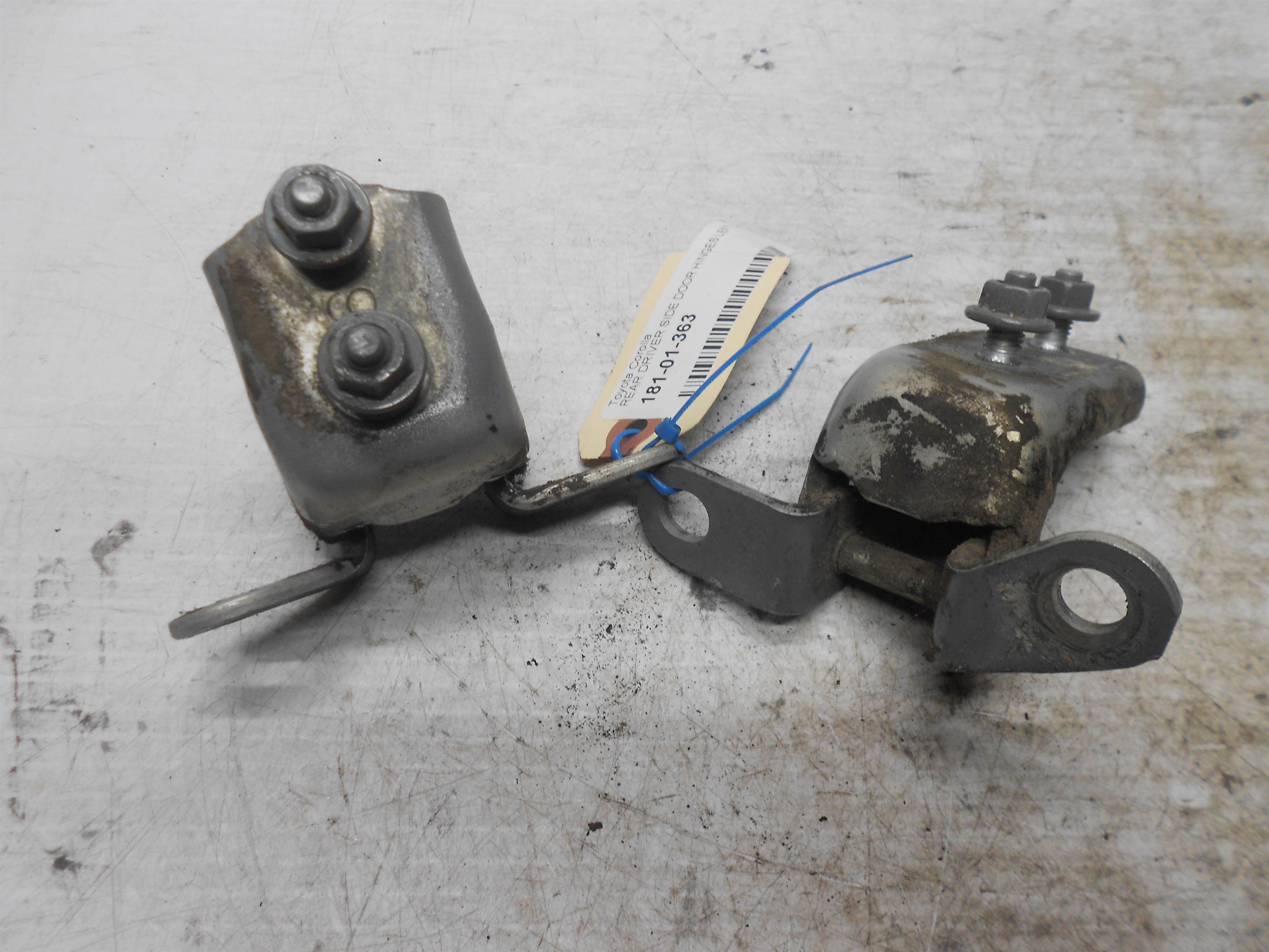 Used 2000 Toyota Corolla Rear Left Driver Door Hinges for sale small view front thumbnail