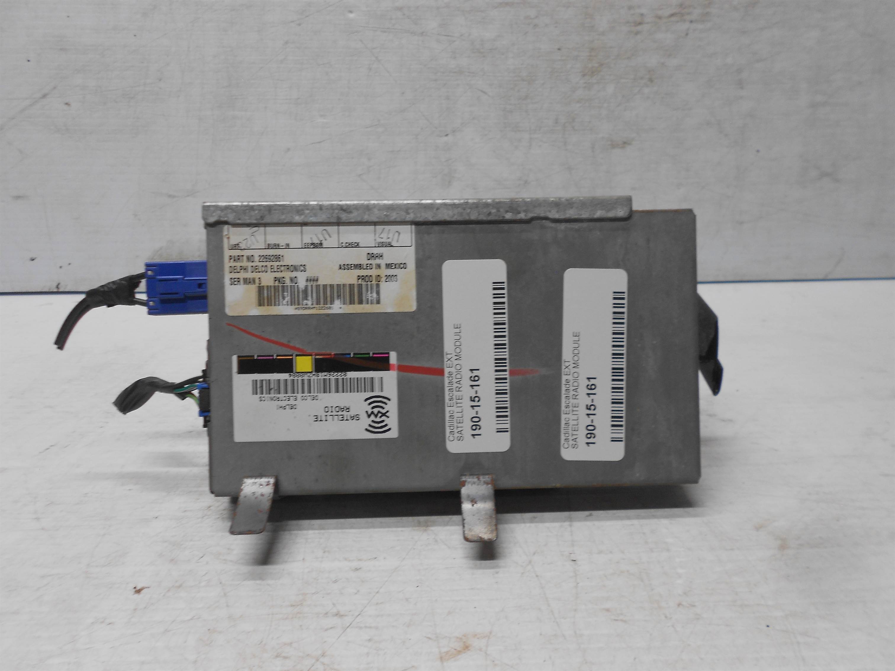 Used 99-06 GMC Yukon Chevy Suburban Tahoe XM Satellite Radio Module 03 ESCALADE EXT for sale small view front thumbnail