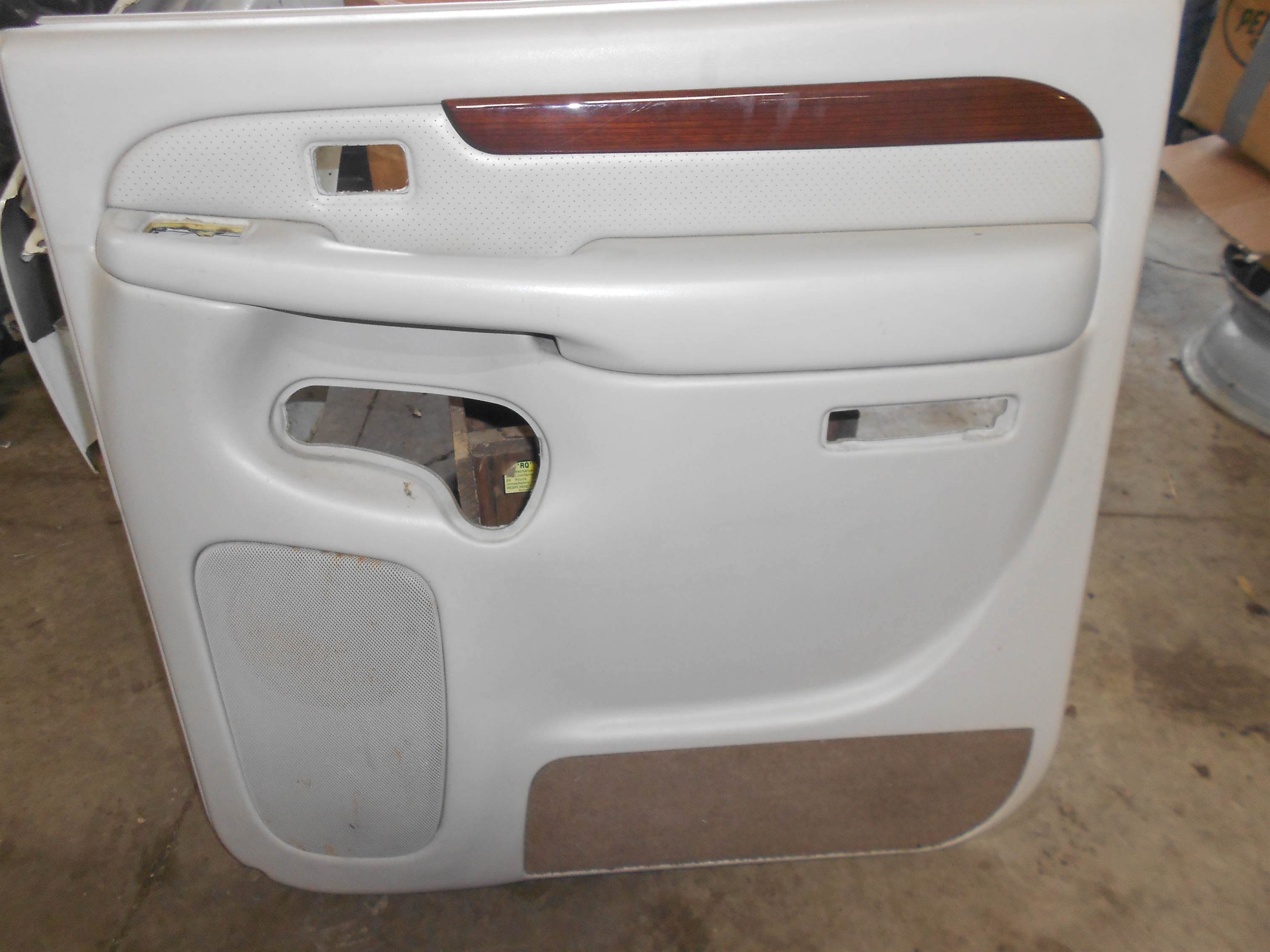 Used 2003-2006 Cadillac Escalade EXT Rear Right Interior Door Trim Panel 15192992 for sale small view front thumbnail