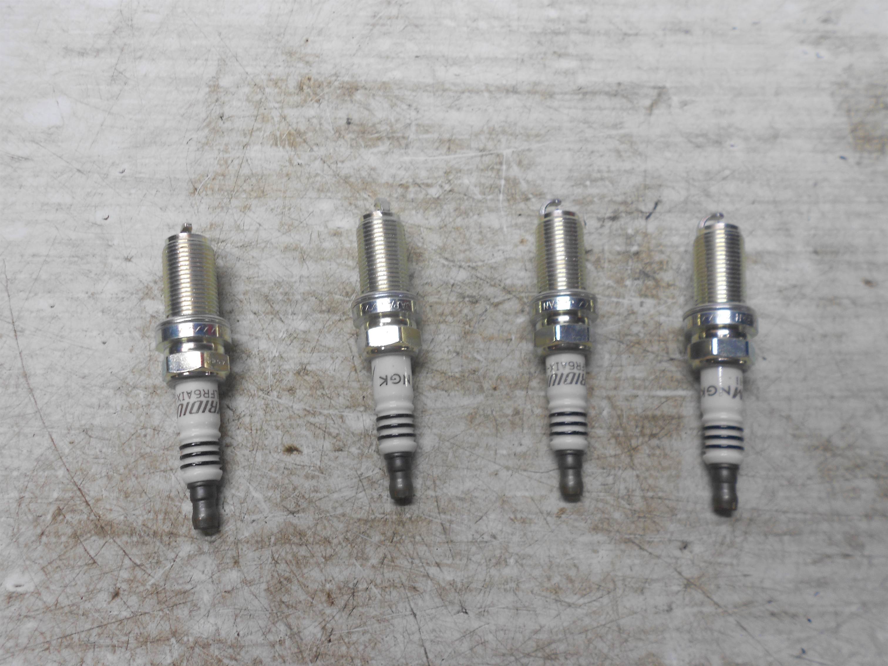 Used 4 PCS NGK 6619 LFR6AIX-11 Iridium IX Spark Plugs for sale small view front thumbnail
