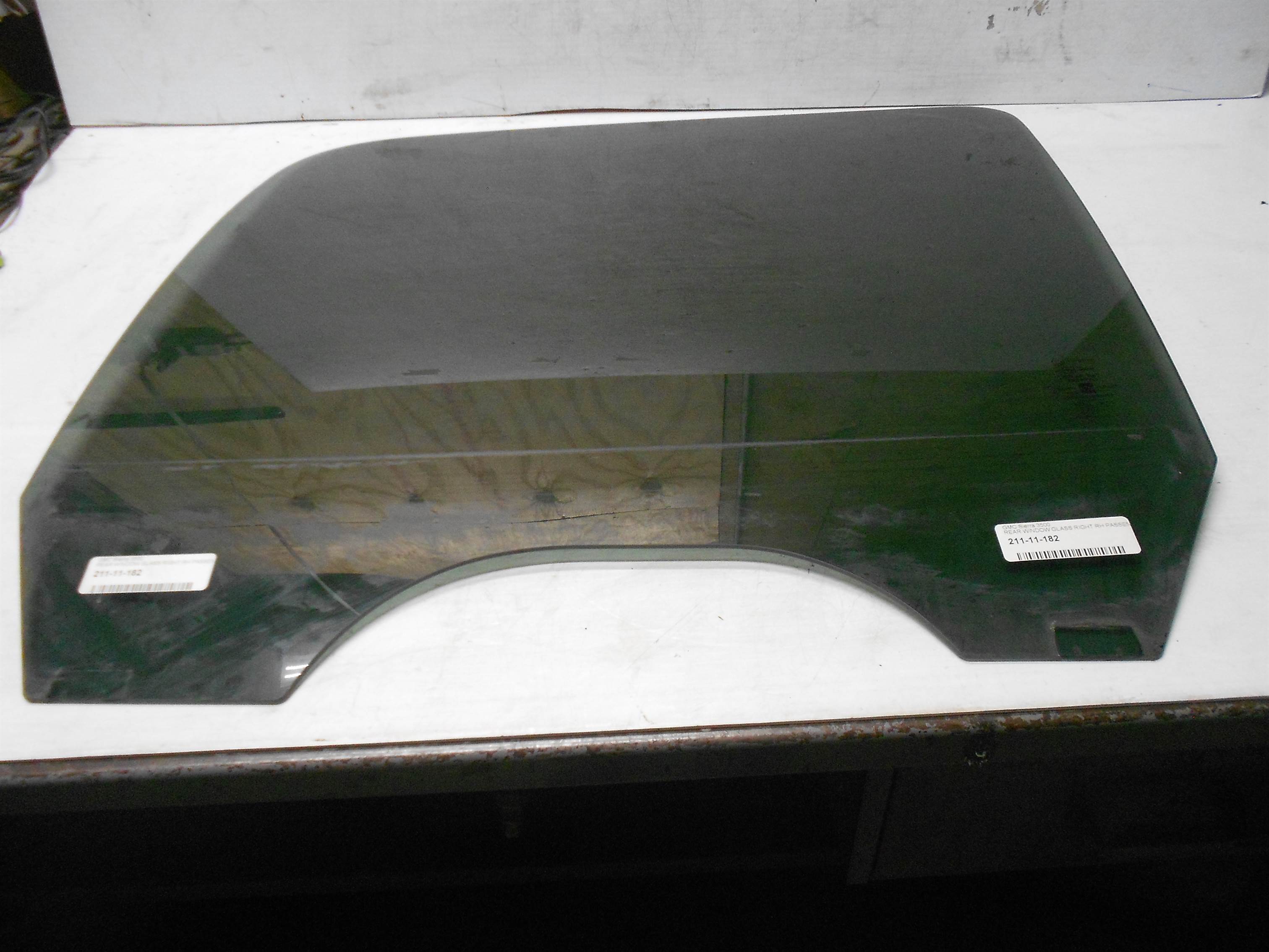 Used 01-06 Chevy Silverado GMC Sierra PASSENGER RIGHT Rear Door Window Glass for sale small view front thumbnail