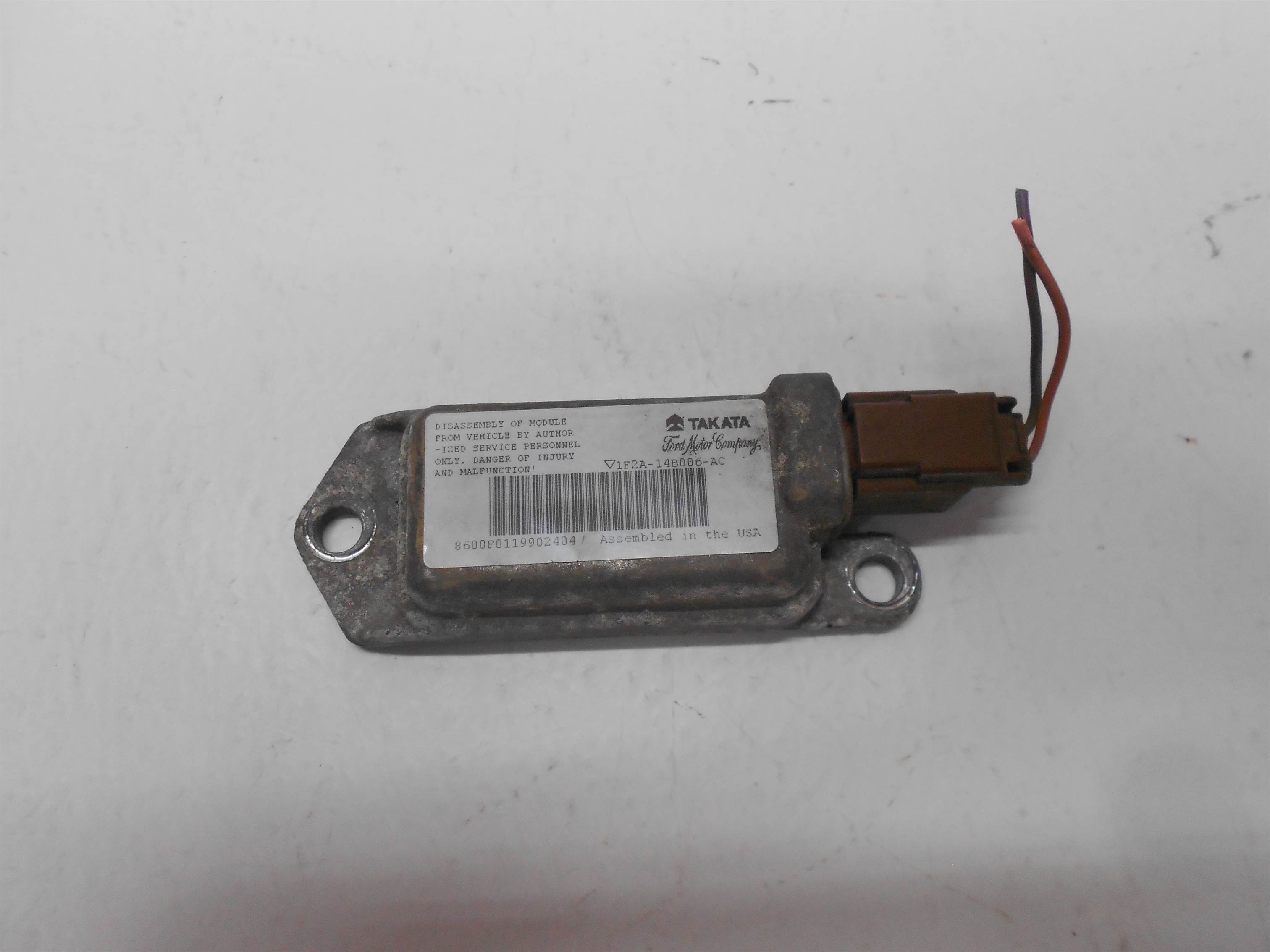 Used 2001 FORD WINDSTAR FRONT IMPACT CRASH SENSOR A for sale small view front thumbnail