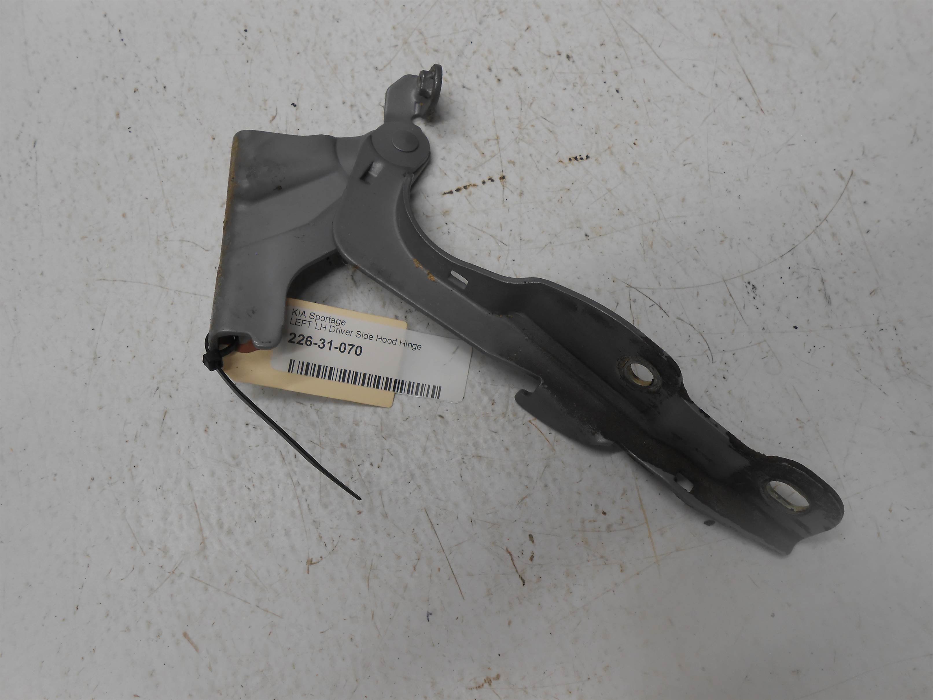 Used 2005 KIA SPORTAGE Left Driver Side Hood Hinge for sale small view front thumbnail