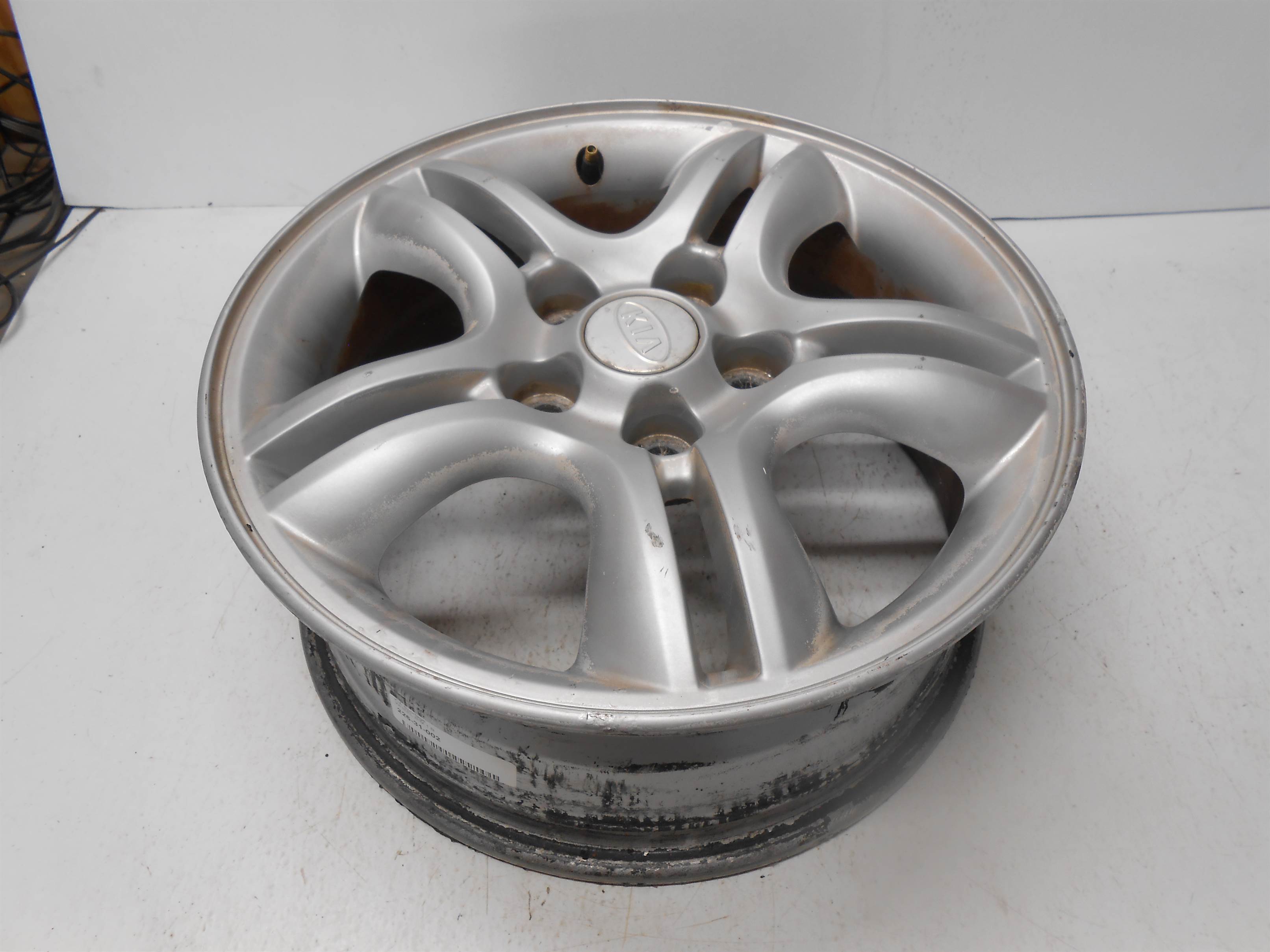 Used 2005-2006 KIA Sportage Wheel Rim 16x6-1/2 alloy 10 spoke for sale small view front thumbnail