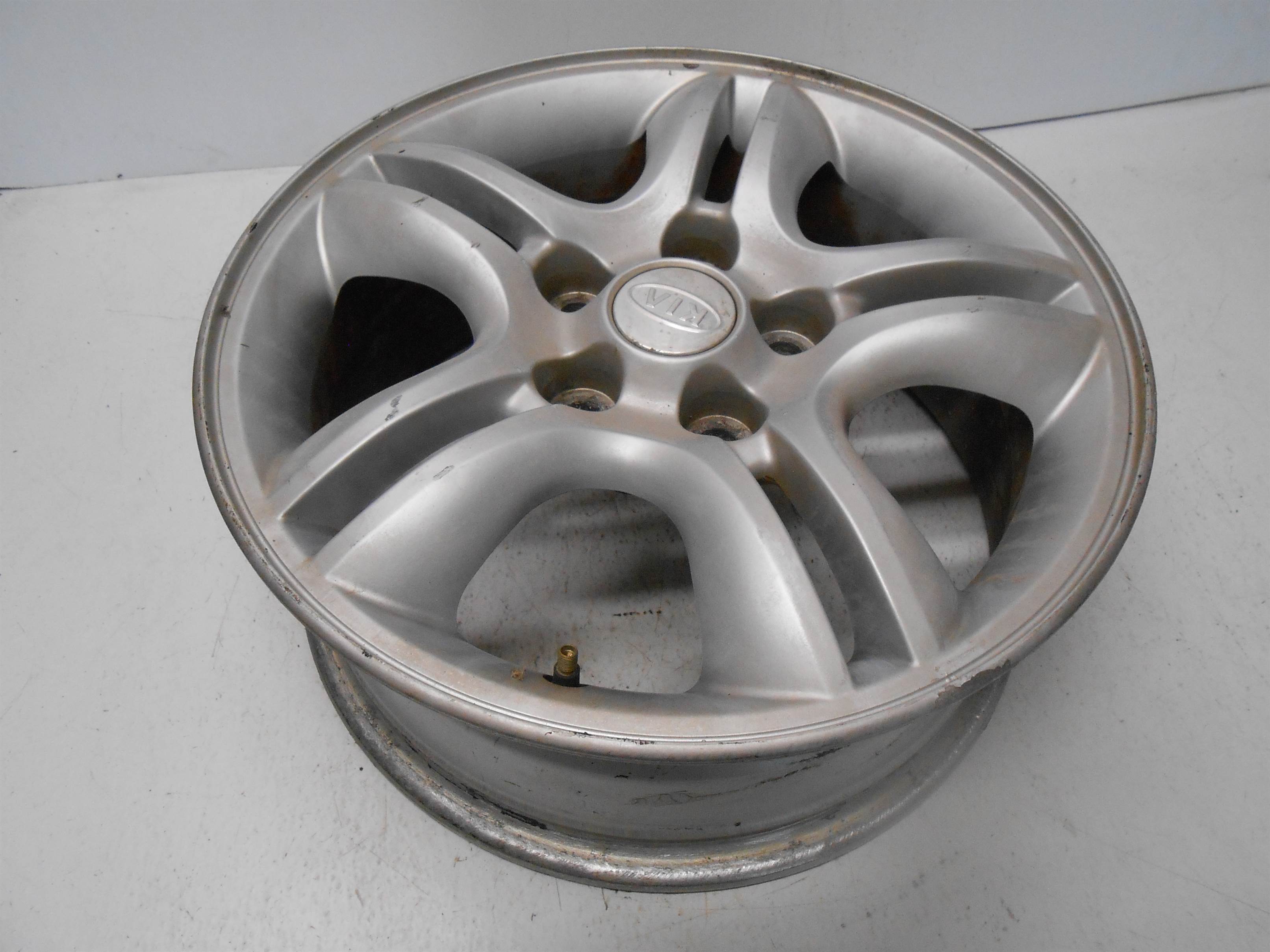 Used 2005-2006 KIA Sportage Wheel Rim 16x6-1/2 alloy 10 spoke for sale small view front thumbnail