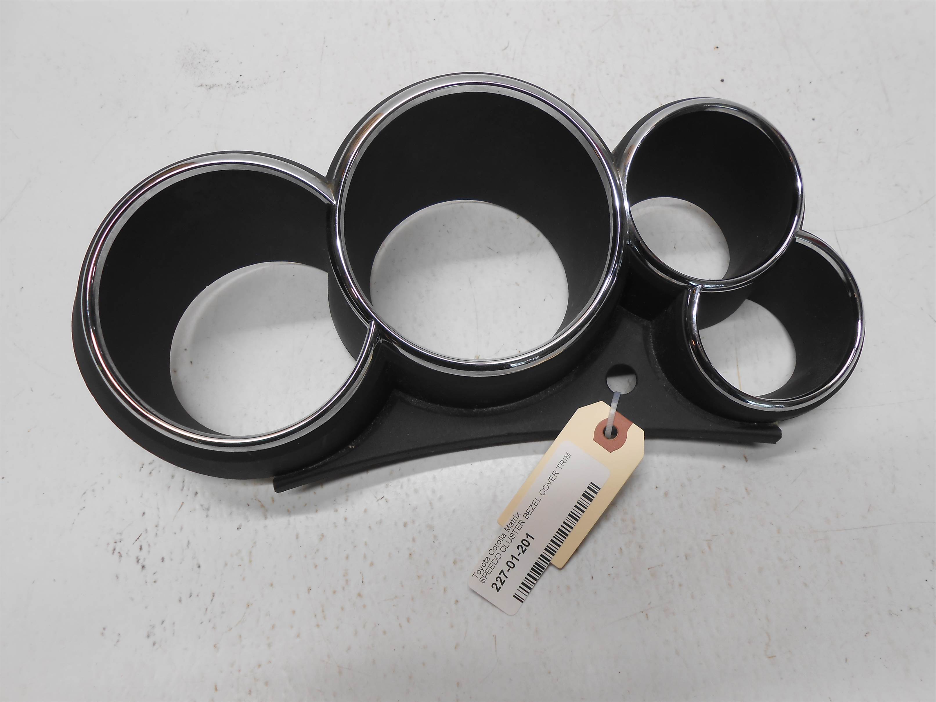 Used 2003-2008 Toyota Corolla Matrix Instrument Speedo Cluster Bezel Trim Cover for sale small view front thumbnail