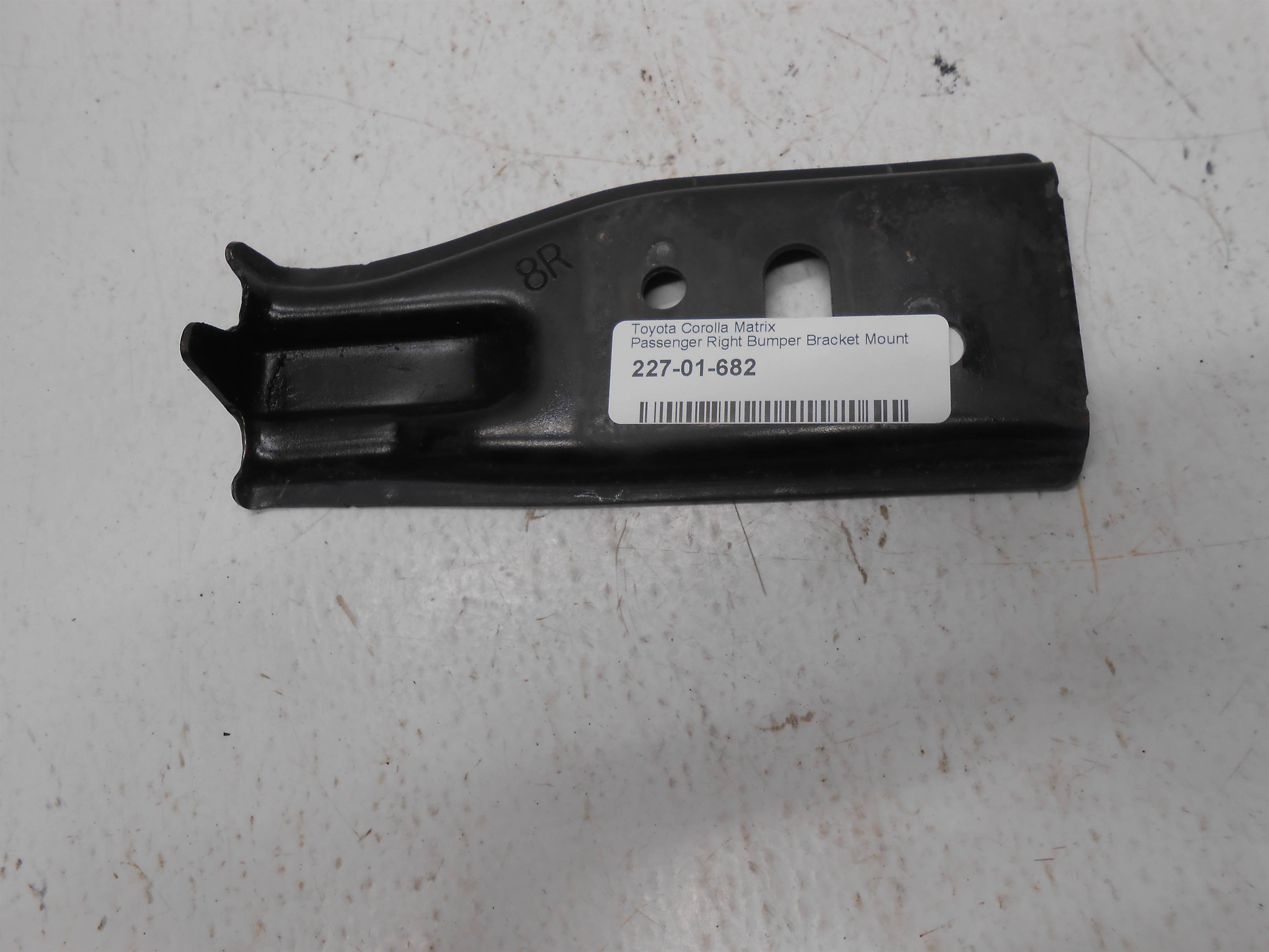 Used 2003-2008 Toyota Corolla Matrix Front Passenger Right Bumper Bracket Mount for sale small view front thumbnail