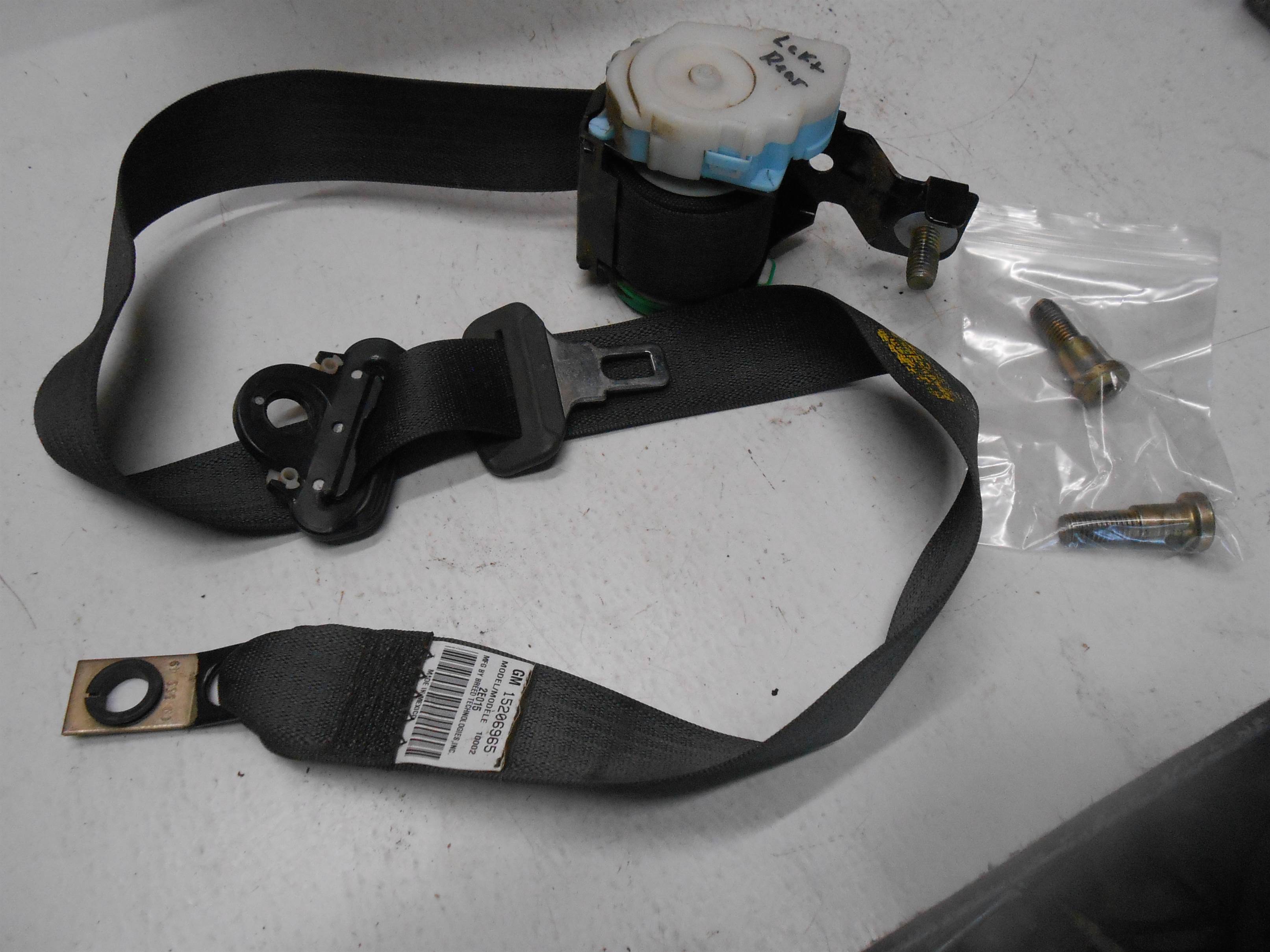 Used 2003-2006 Chevrolet Silverado 1500 Rear Left Driver Seat Belt Retractor for sale small view front thumbnail