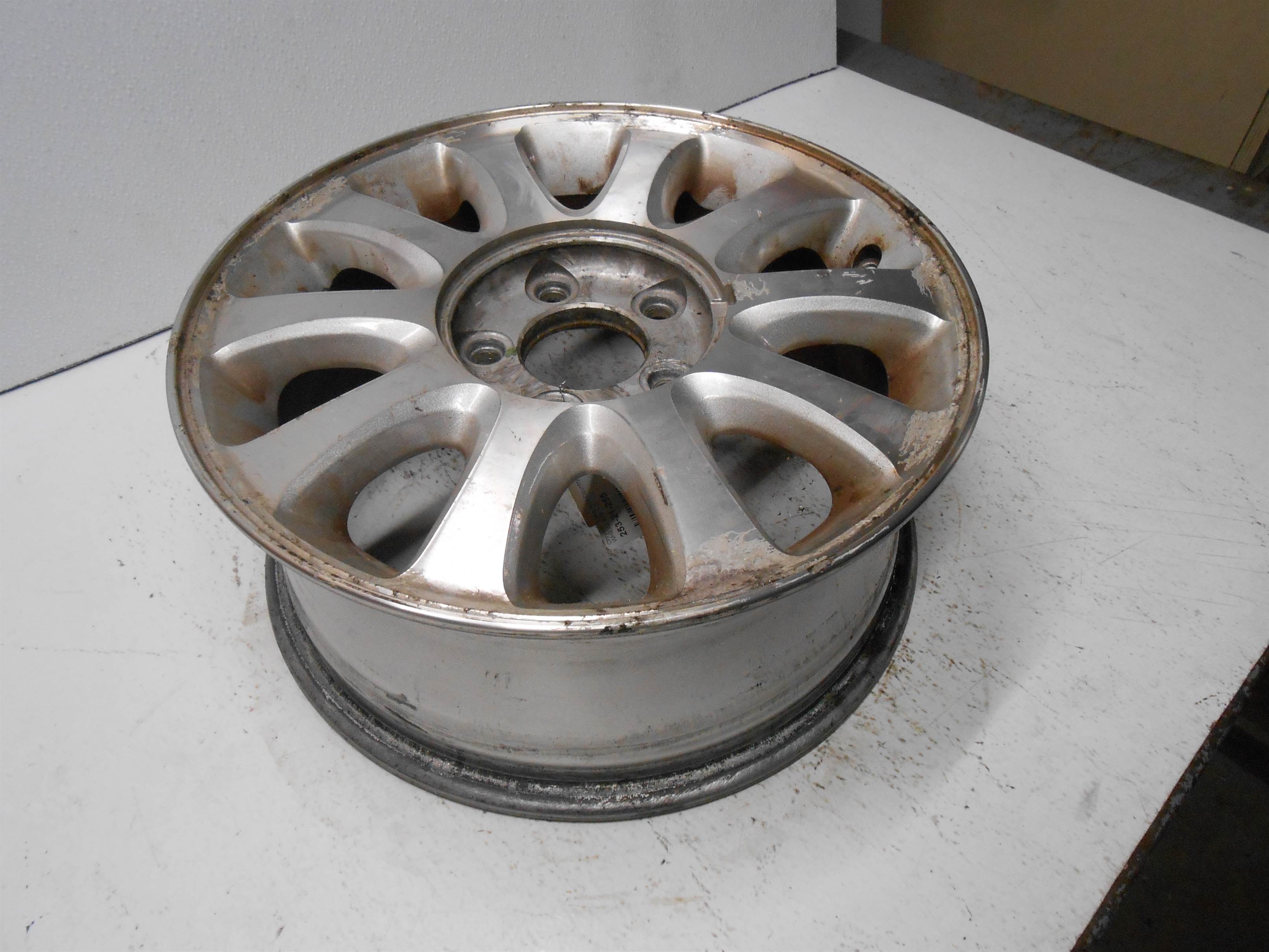 Used 01 02 03 Chrysler Town Country 16x6-1/2 aluminum 10 spoke machined Wheel Rim for sale small view front thumbnail