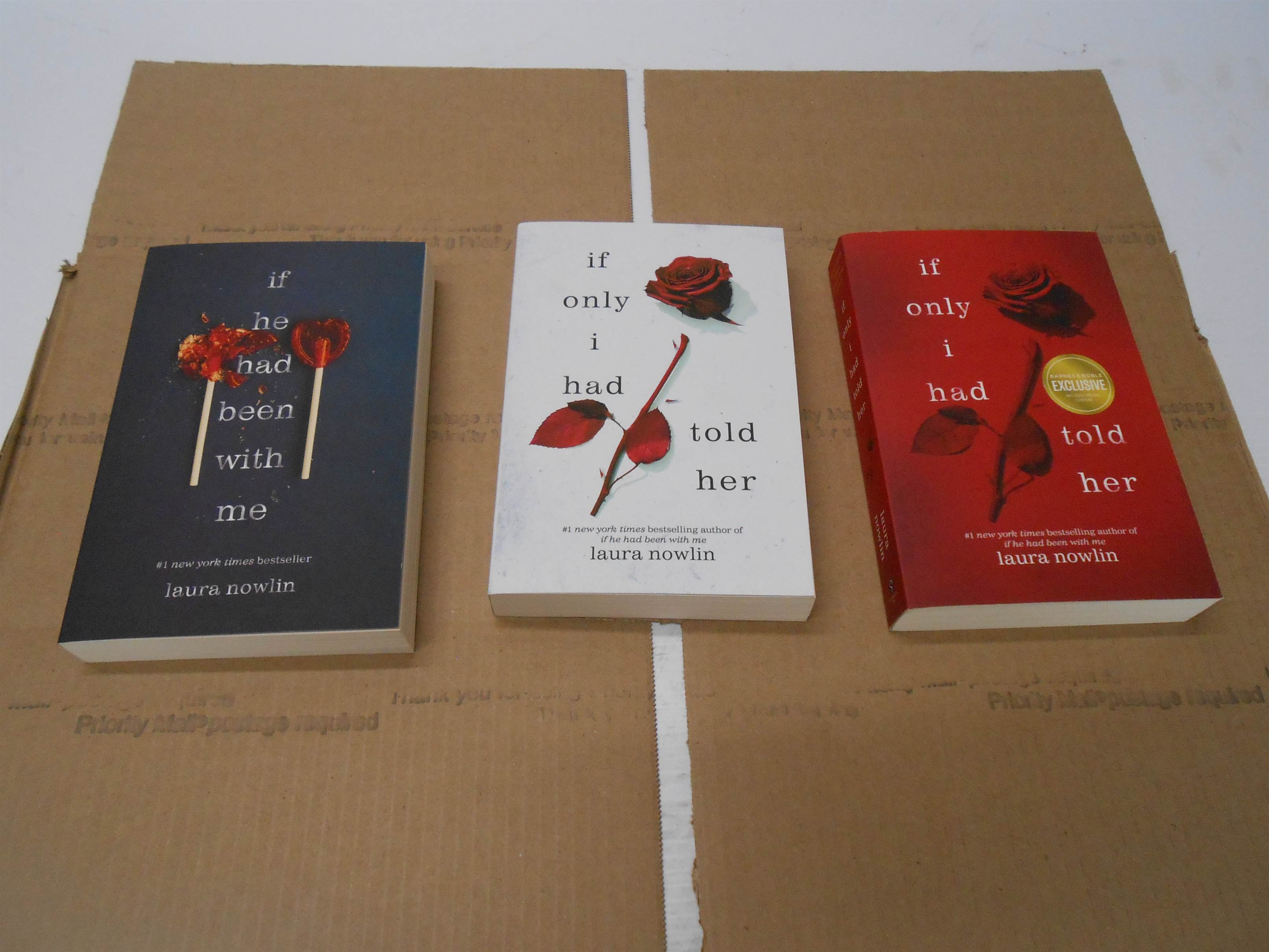 Used Author , Laura Nowlin , If He Had Been With Me , If Only I Had Told Her for sale small view front thumbnail