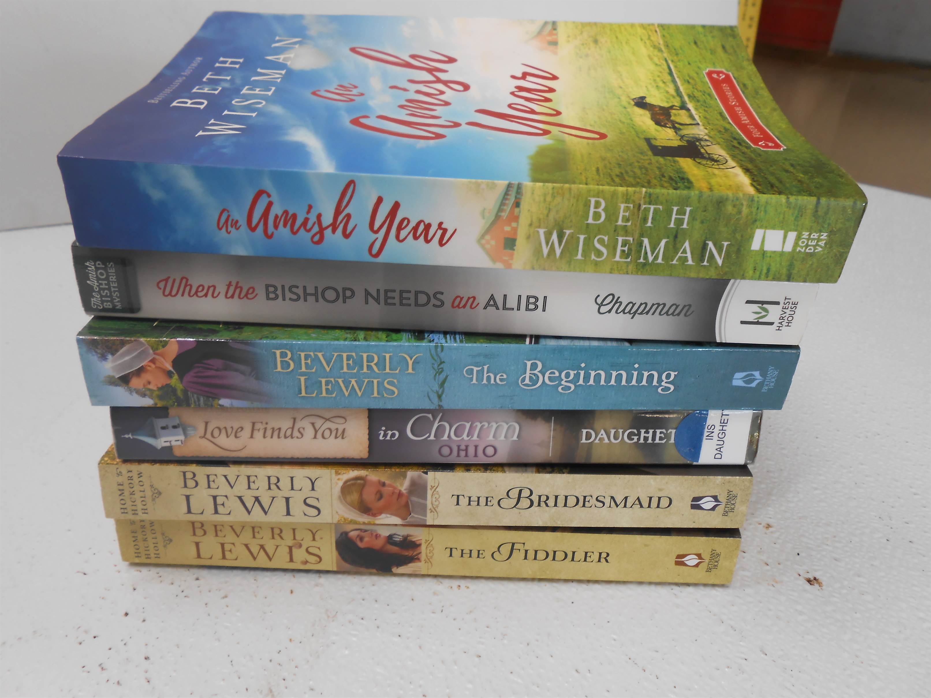 Used Amish Books Lot for sale small view front thumbnail