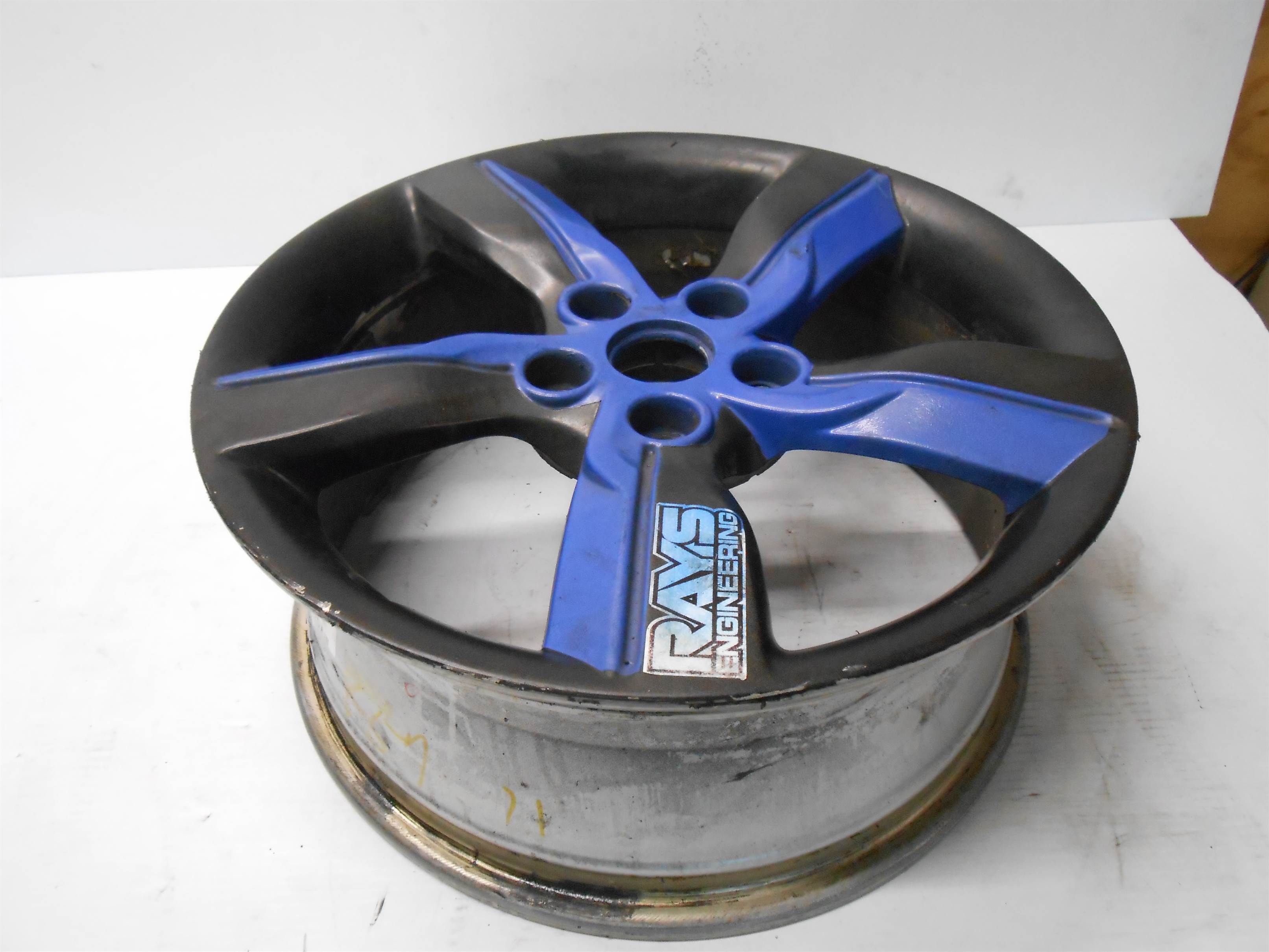 Used 2012 2013 2014 2015 Hyundai Veloster Wheel Rim 17x7 Painted Blue Black for sale small view front thumbnail