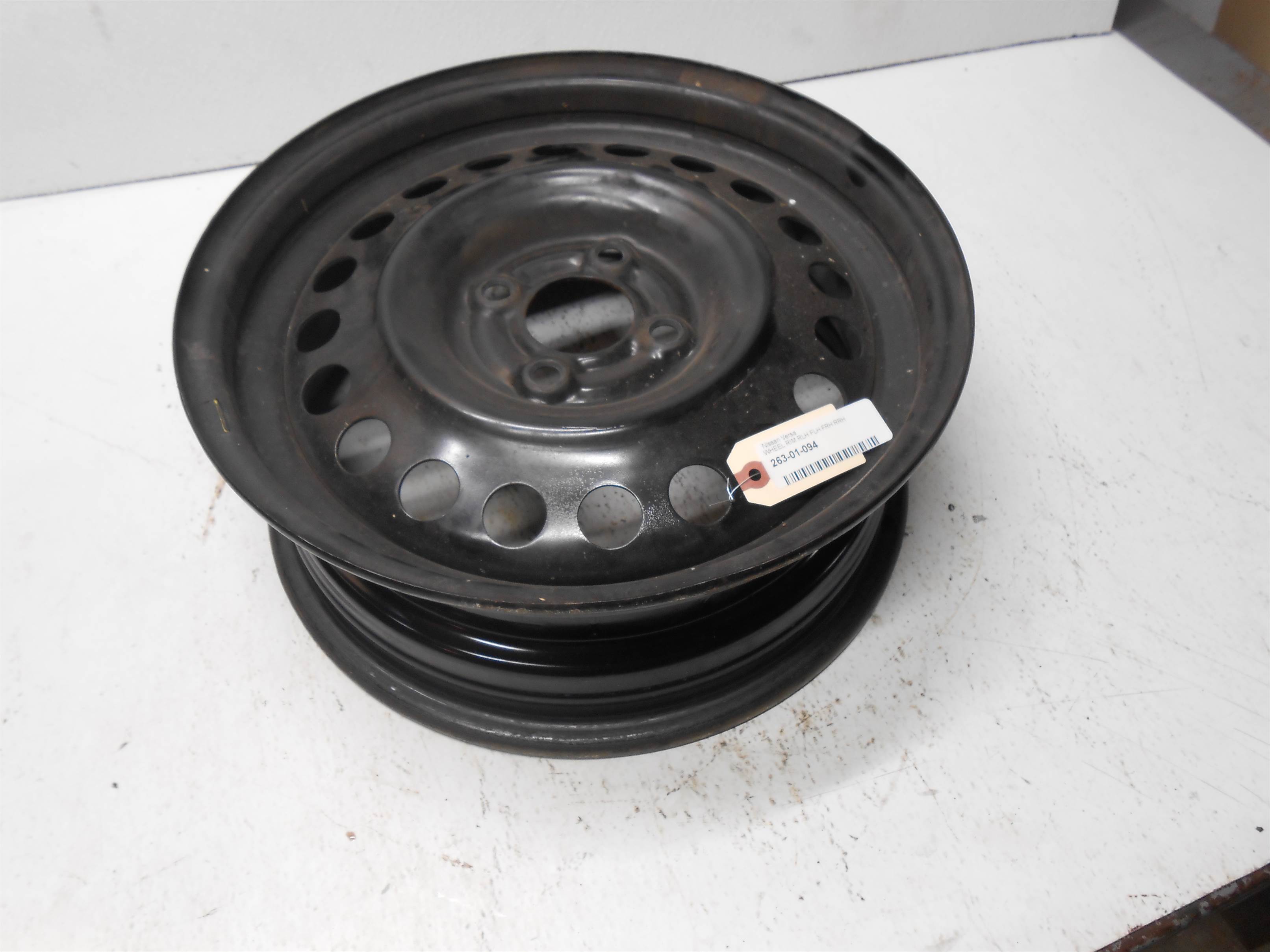 Used 12 13 14 15 16 17 18 19 Nissan Versa 15x5-1/2 Steel Wheel Rim for sale small view front thumbnail