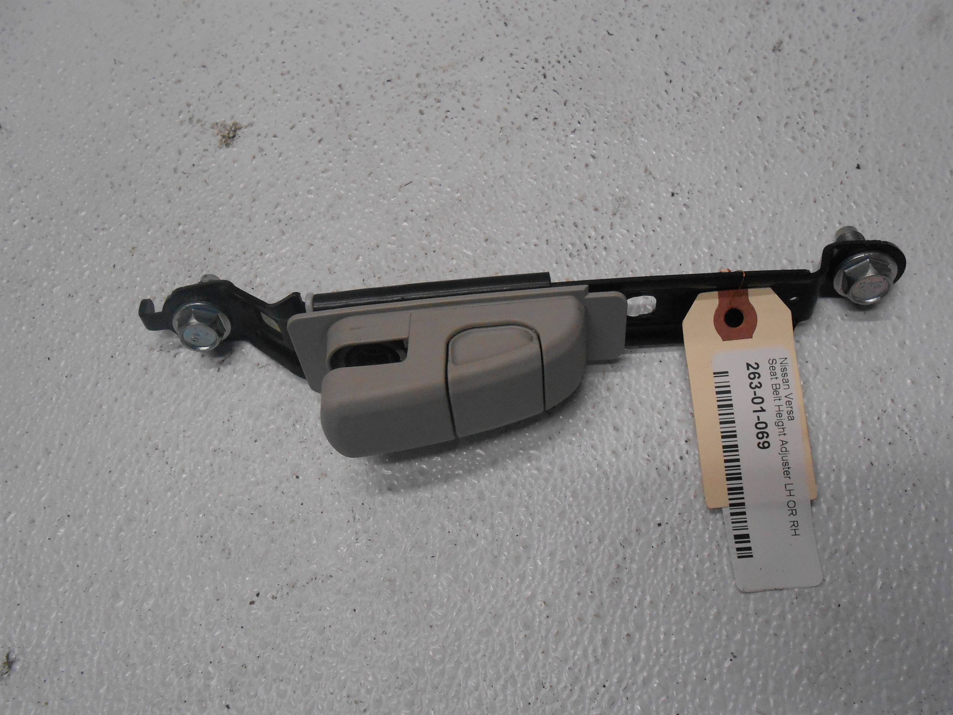 Used 2016 Nissan versa seat belt height Adjuster 6126070131 for sale small view front thumbnail