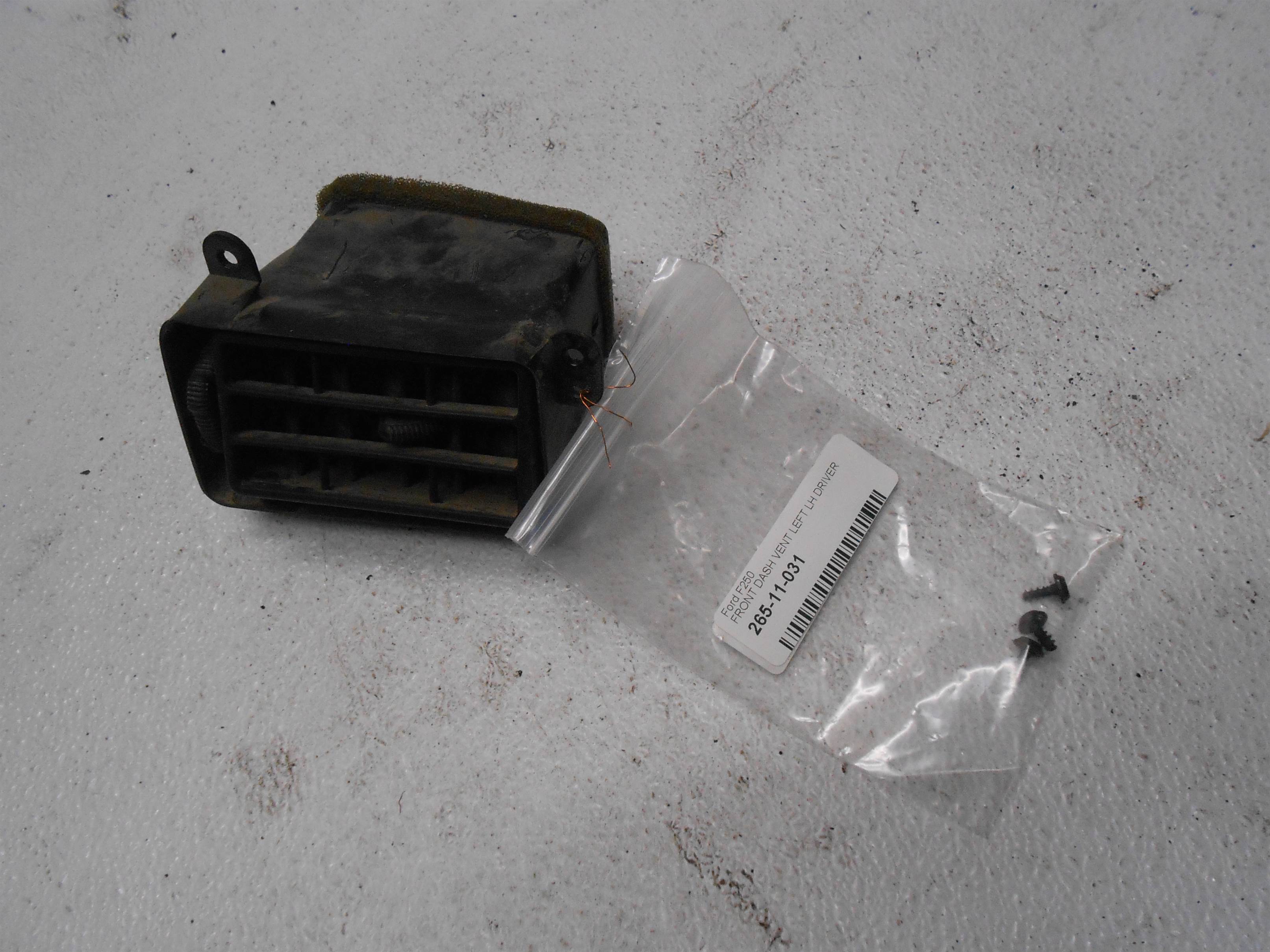 Used 1999 Ford F250 Front Left Driver Dash Vent With Screws for sale small view front thumbnail