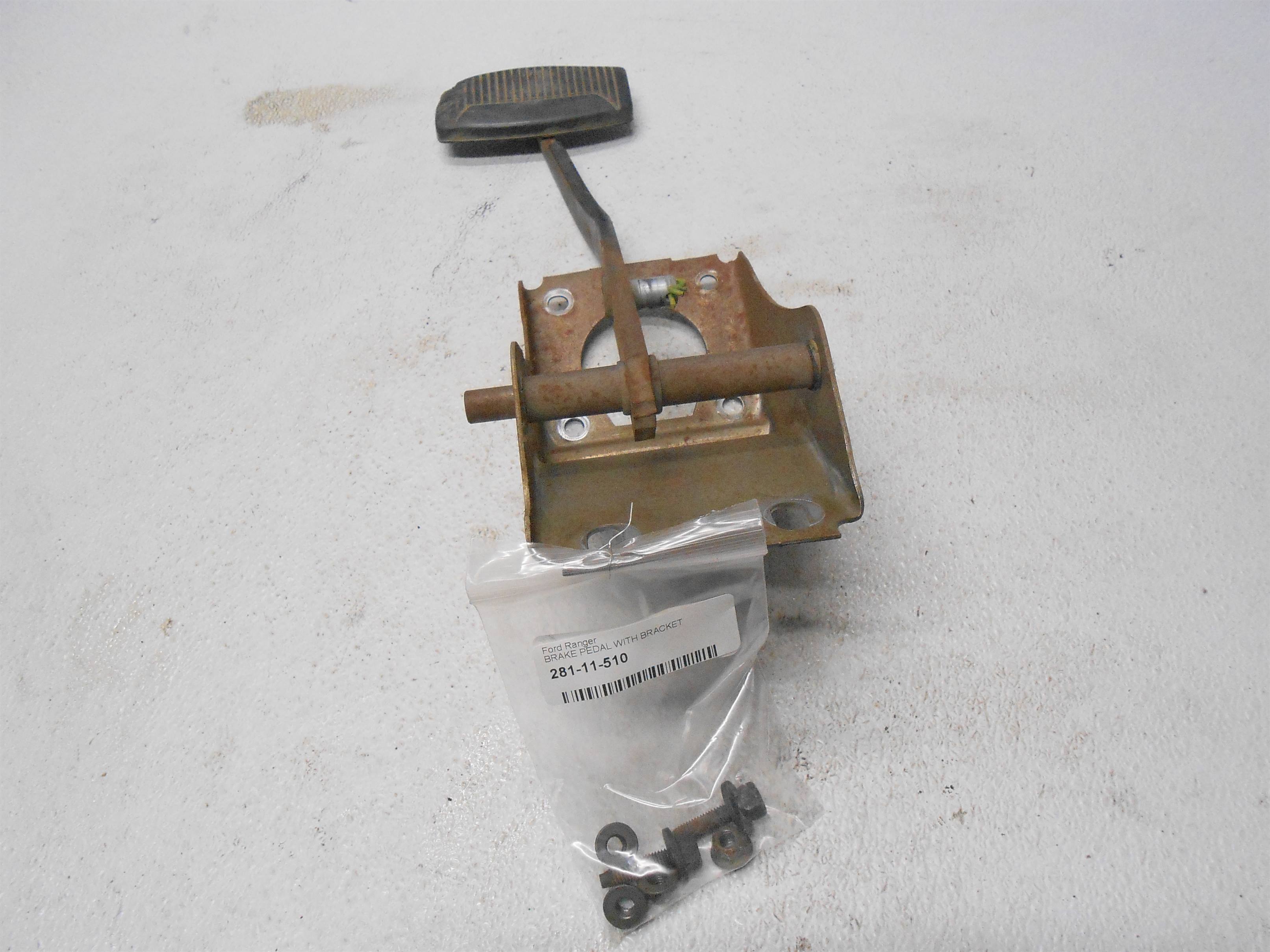 Used 1999 Ford Ranger Brake Pedal With Bracket With Nuts and Bolts for sale small view front thumbnail