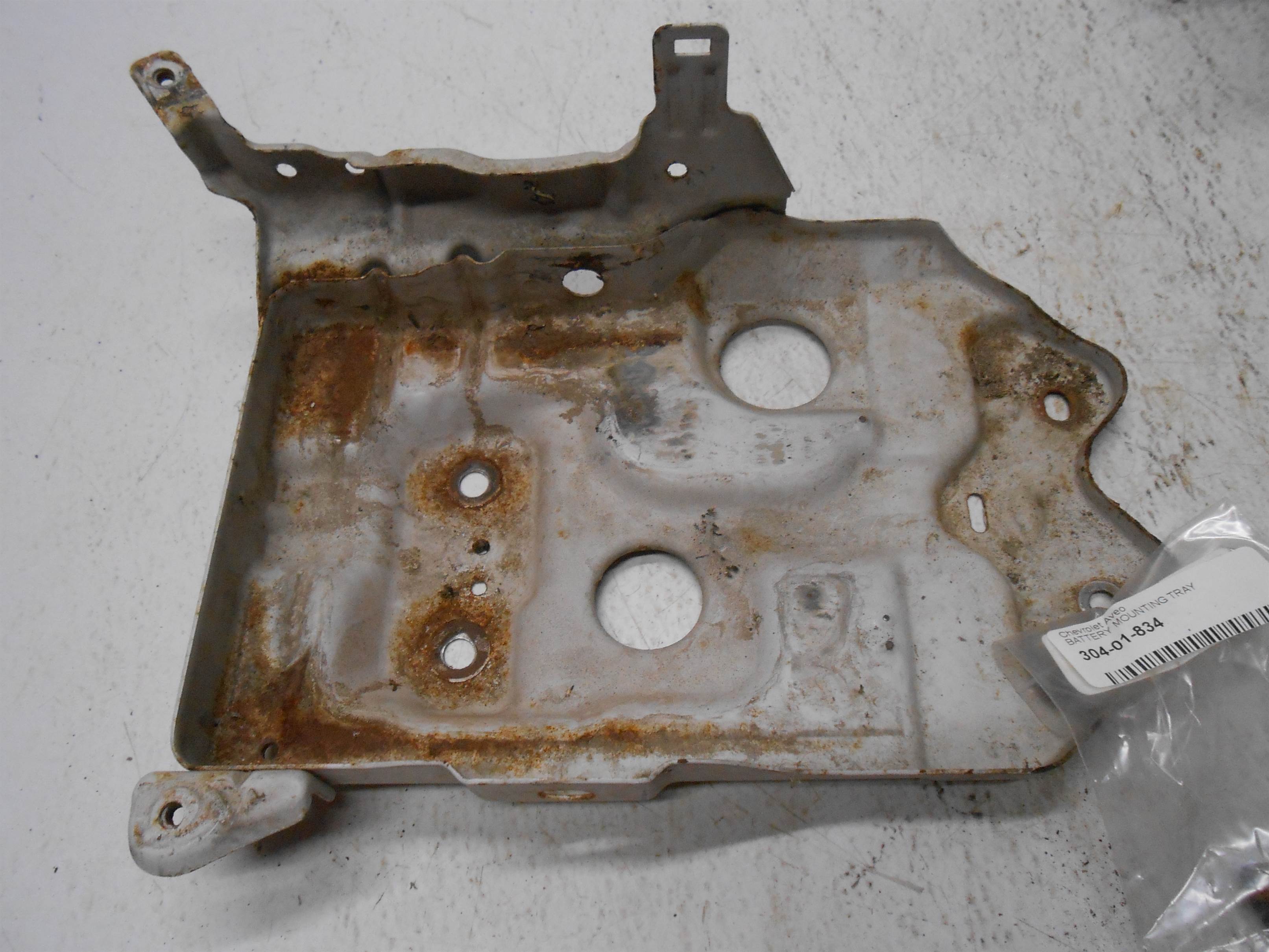 Used 2004 2005 2006 2007 2008 Chevrolet Aveo Battery Mounting Tray With Bolts for sale small view front thumbnail