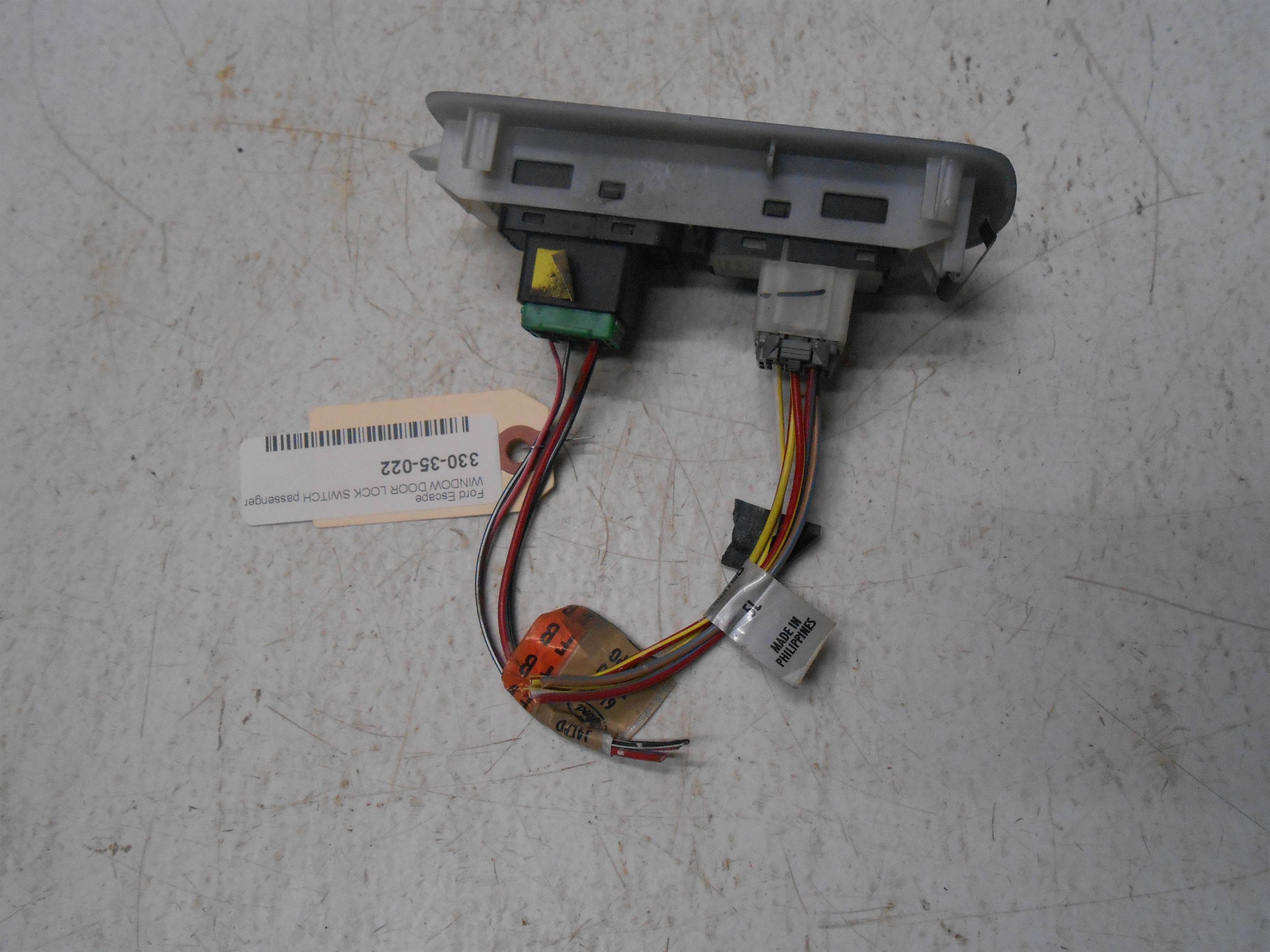 Used 2006 ford escape WINDOW DOOR LOCK SWITCH passenger right Front for sale small view front thumbnail