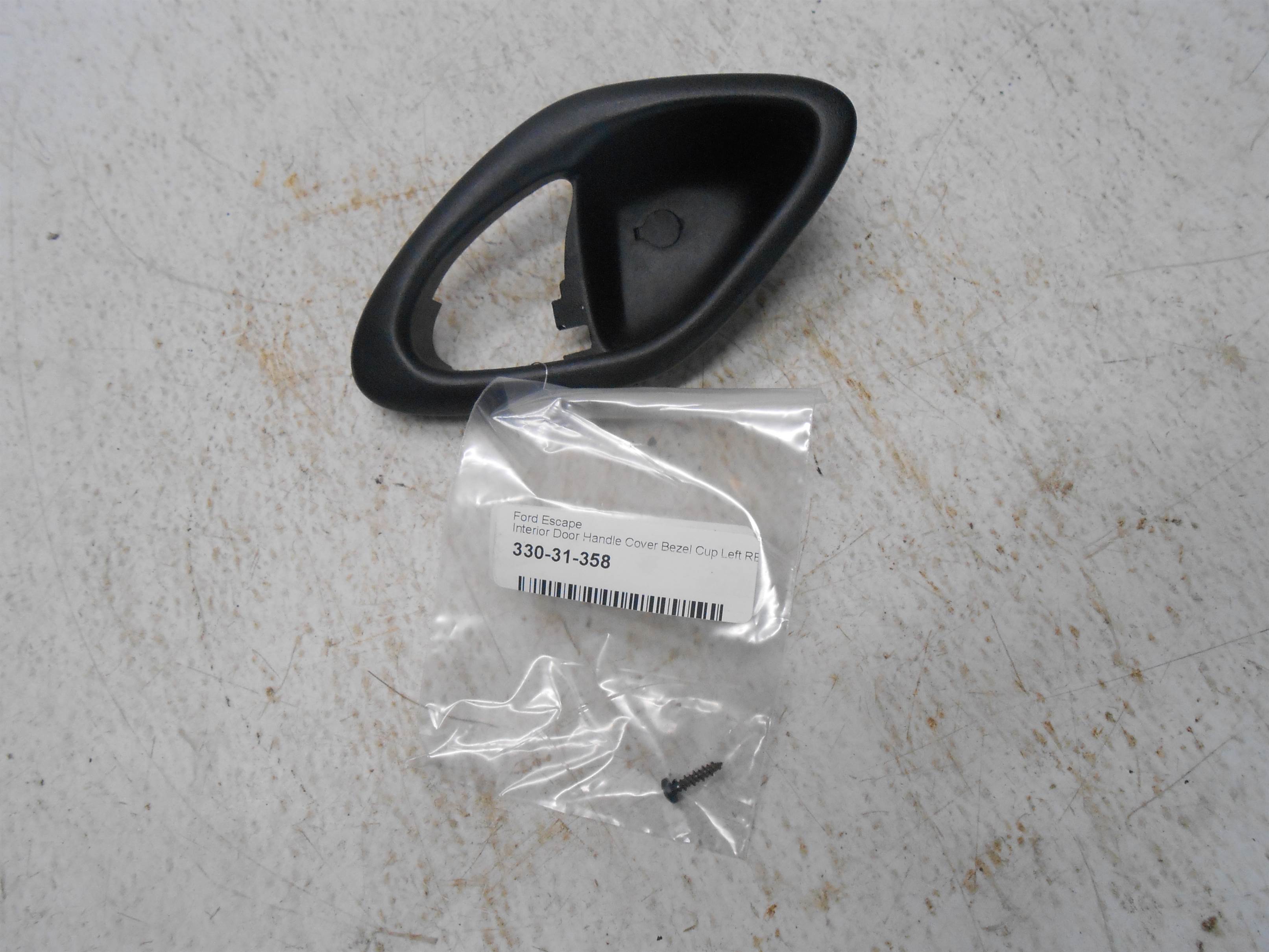 Used 2006 ford escape REAR LEFT DRIVER SIDE INTERIOR Door Handle Cover Bezel Cup for sale small view front thumbnail