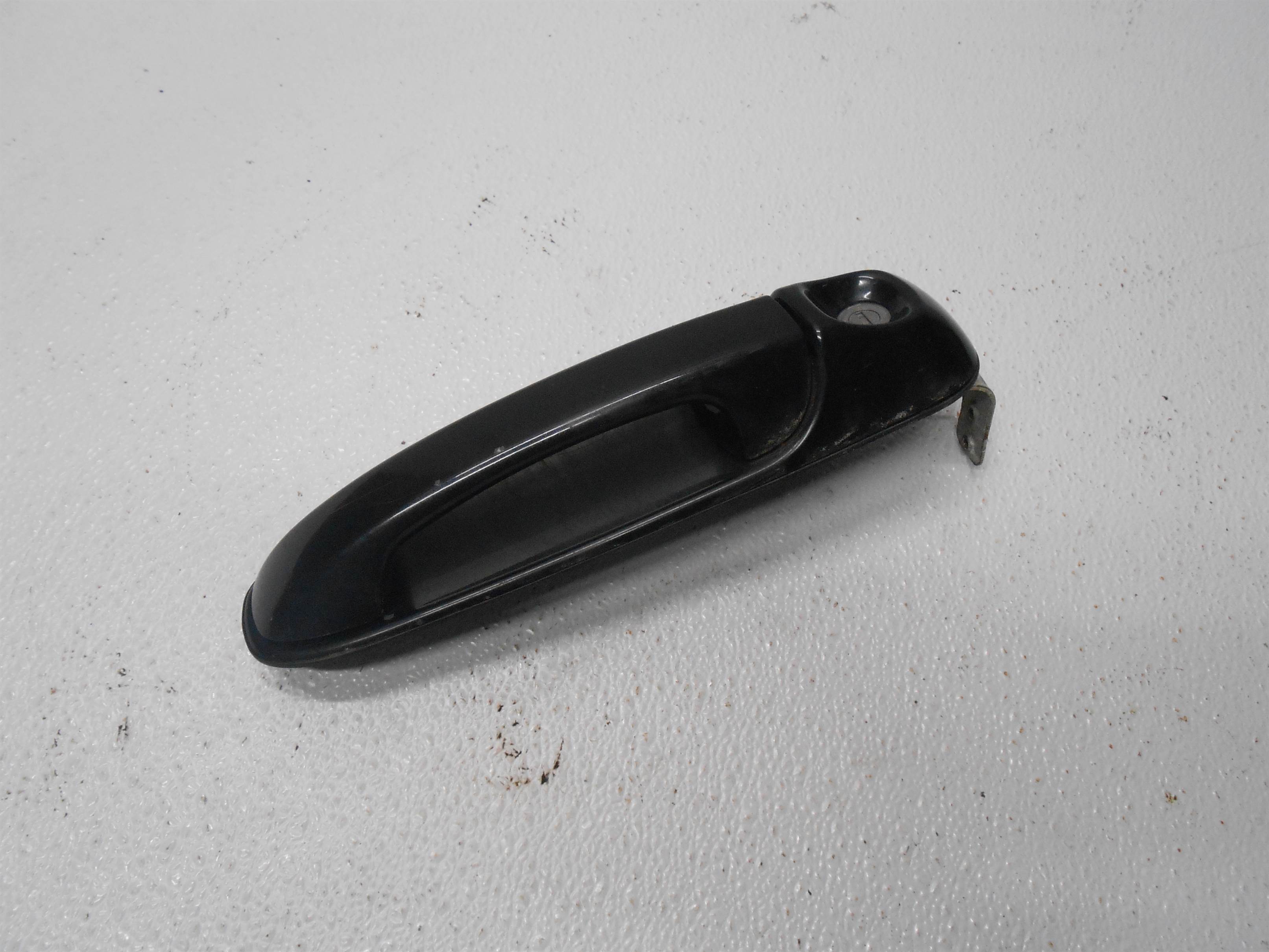 Used 2004 Jeep Grand Cherokee Front Left Driver Exterior Door Handle PXR Black for sale small view front thumbnail