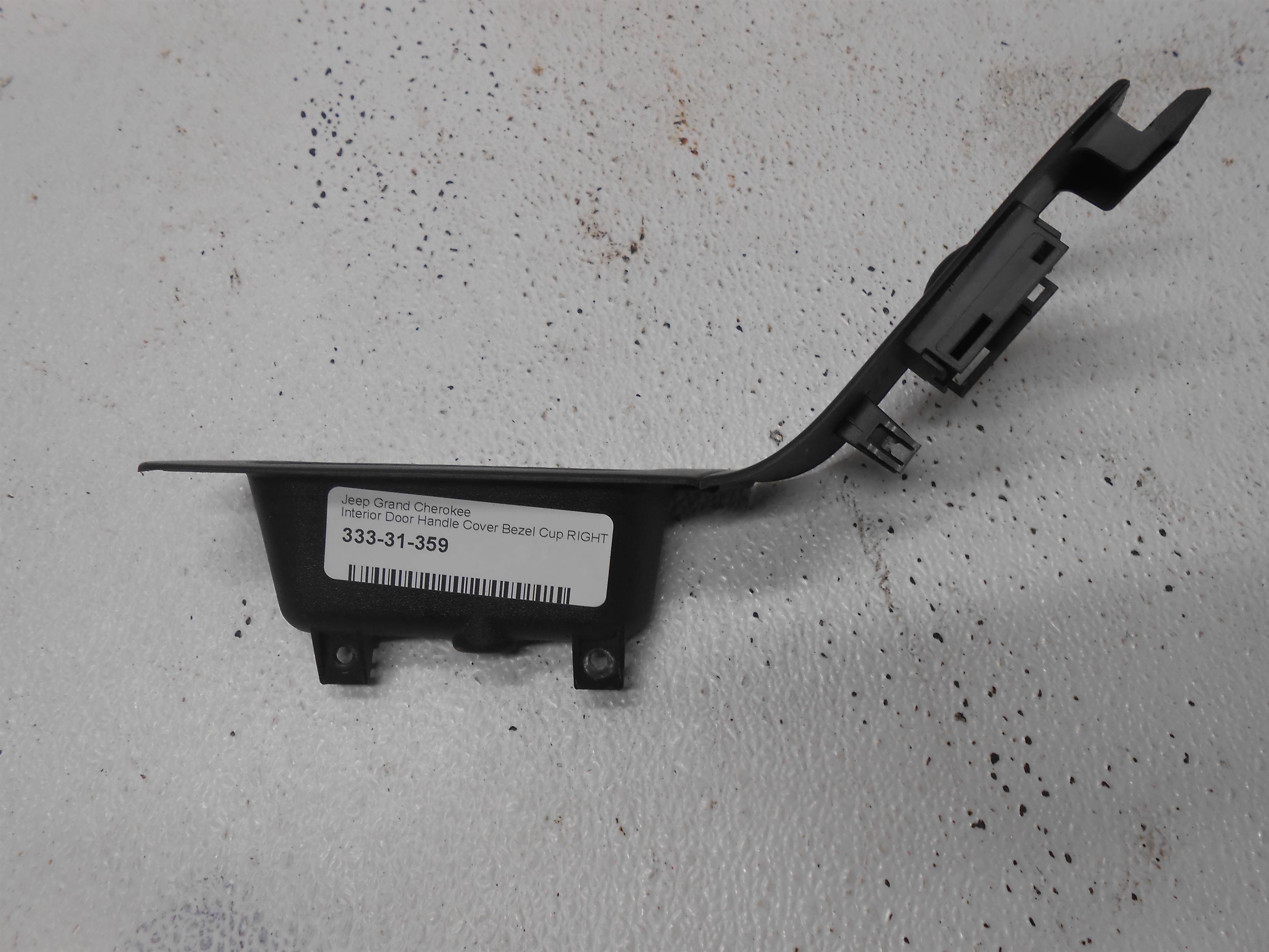 Used 2004 Jeep Grand Cherokee Rear Right Interior Door Handle Cover Bezel Cup for sale small view front thumbnail