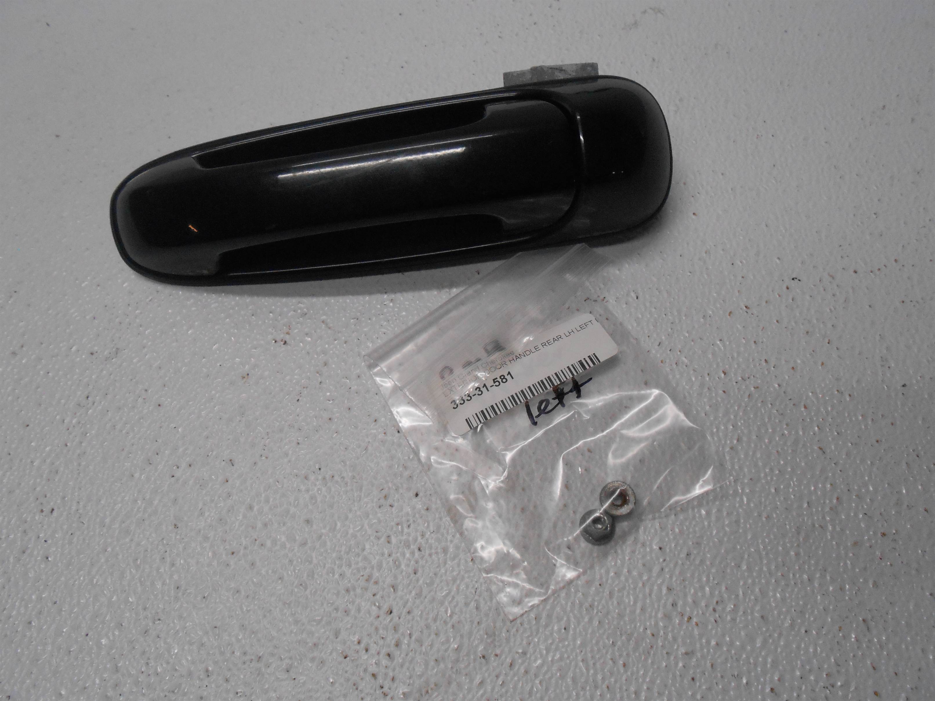 Used 2004 Jeep Grand Cherokee Rear Left Driver Exterior Door Handle PXR Black for sale small view front thumbnail