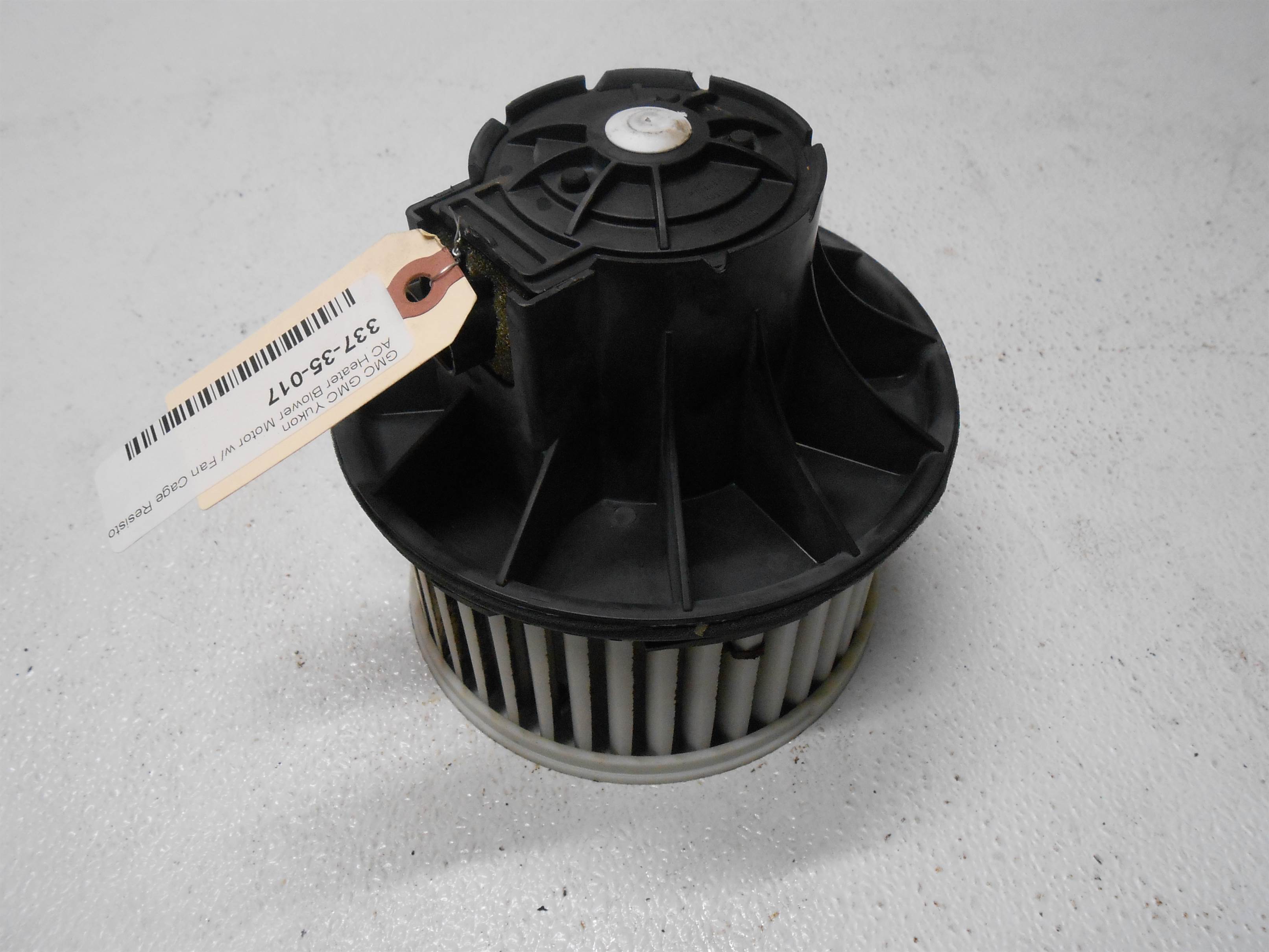Used 2004 GMC Yukon AC Heater Blower Motor with Fan Cage Resistor for sale small view front thumbnail