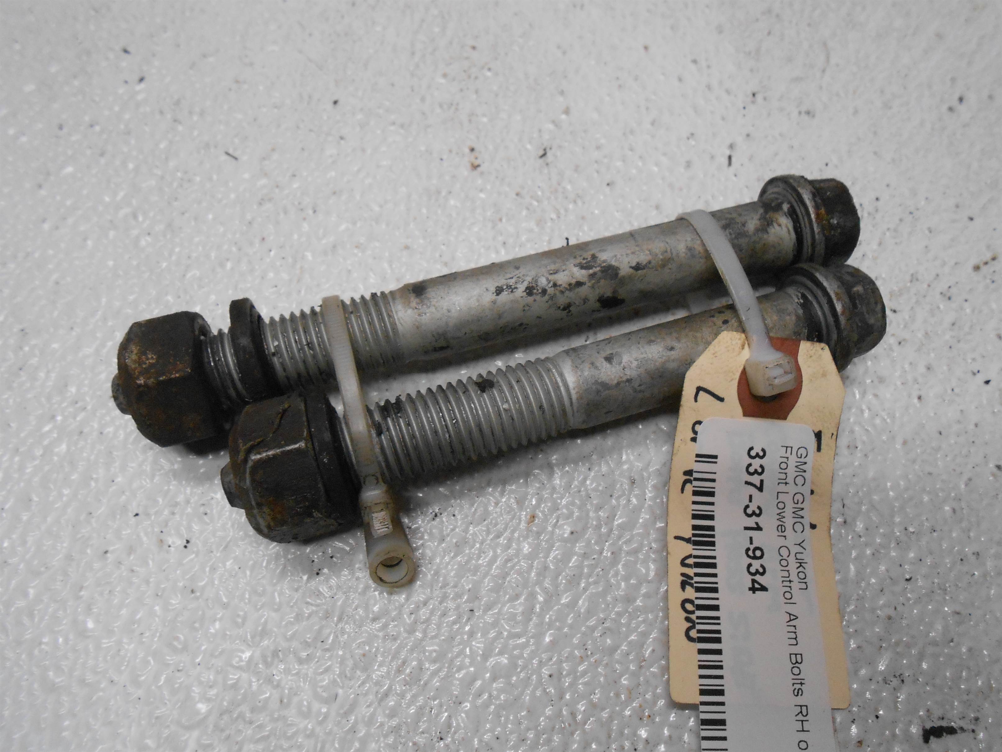 Used 2004 GMC Yukon Front Lower Suspension Control Arm Bolts Right RH or Left LH for sale small view front thumbnail