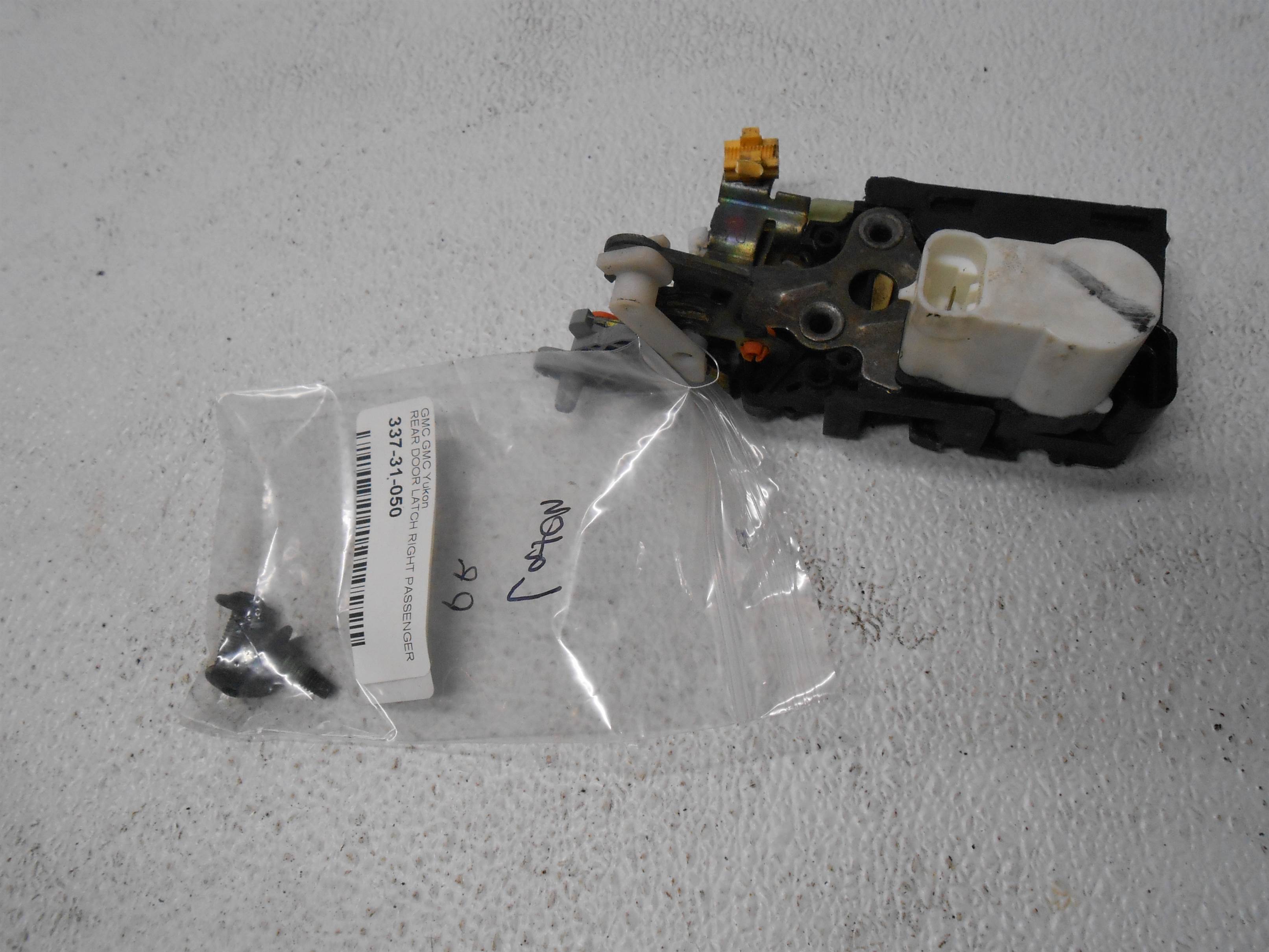 Used 2004 GMC Yukon Rear Right Passenger Door Latch for sale small view front thumbnail