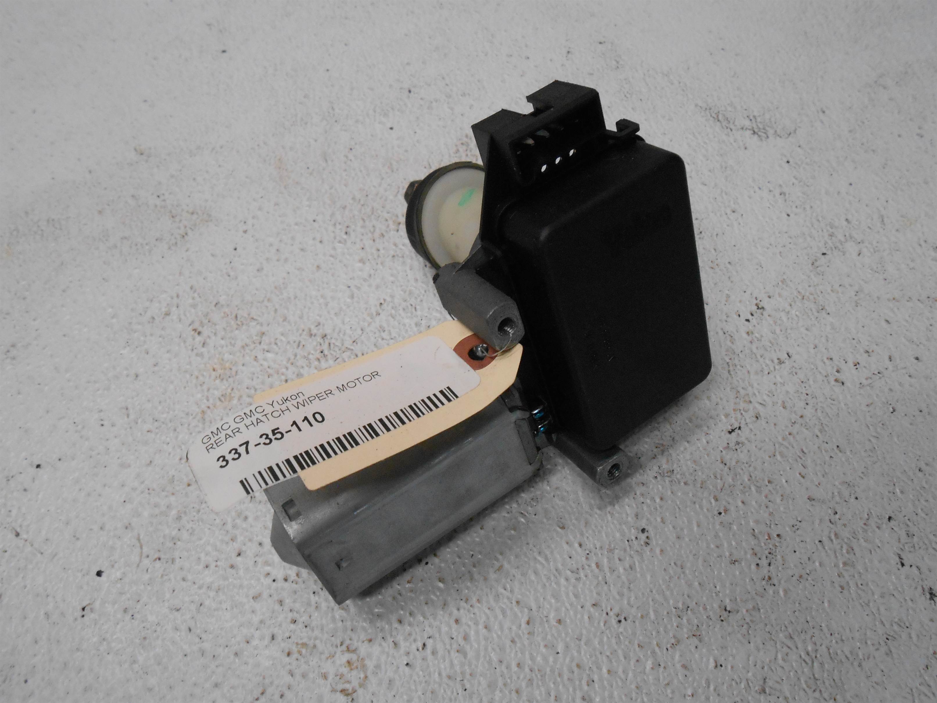 Used 2004 GMC Yukon Rear Hatch Glass Wiper Motor for sale small view front thumbnail
