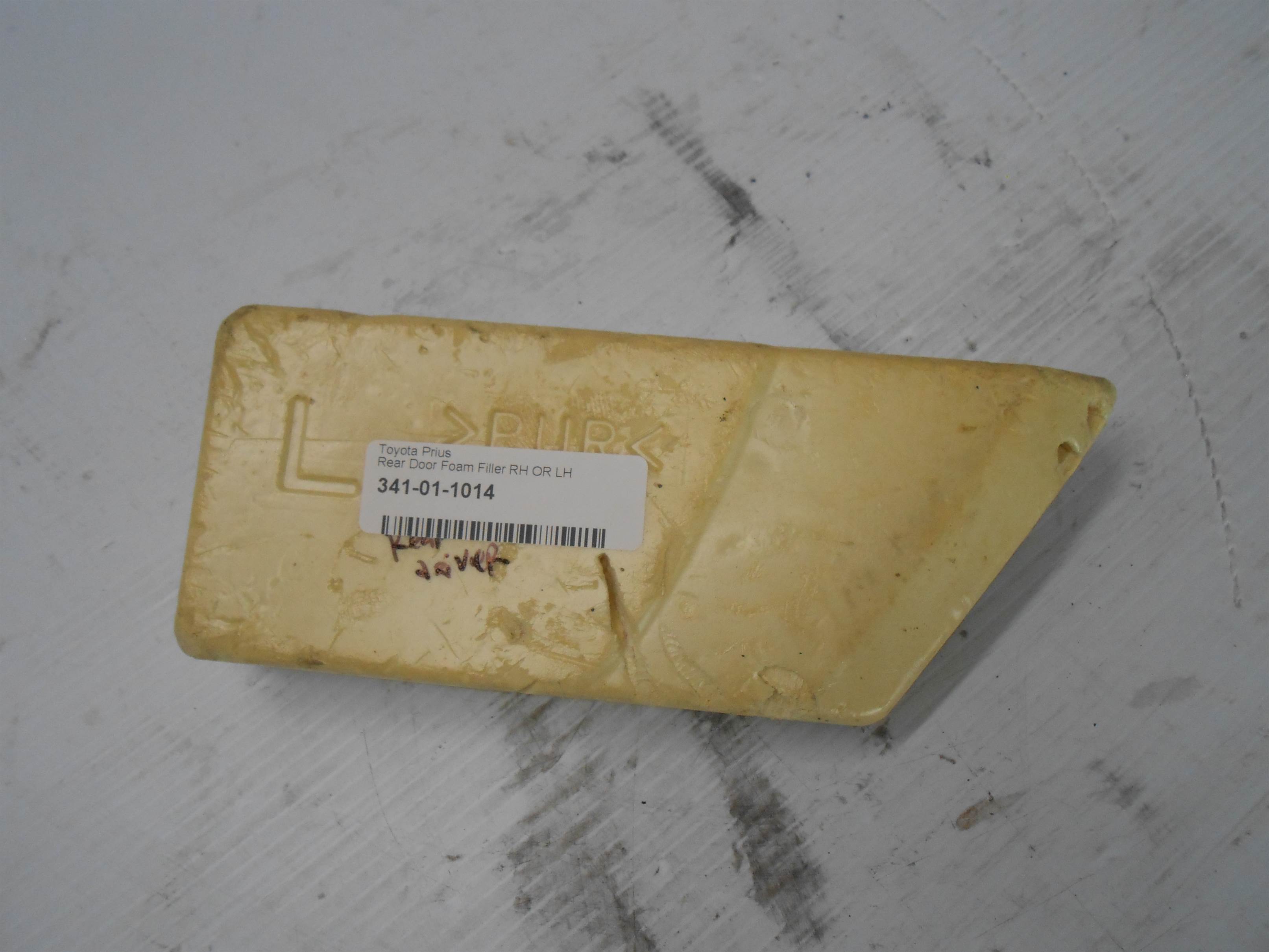 Used 2007 Toyota Prius Rear Left LH Driver Door Foam Filler Right RH or Left LH for sale small view front thumbnail