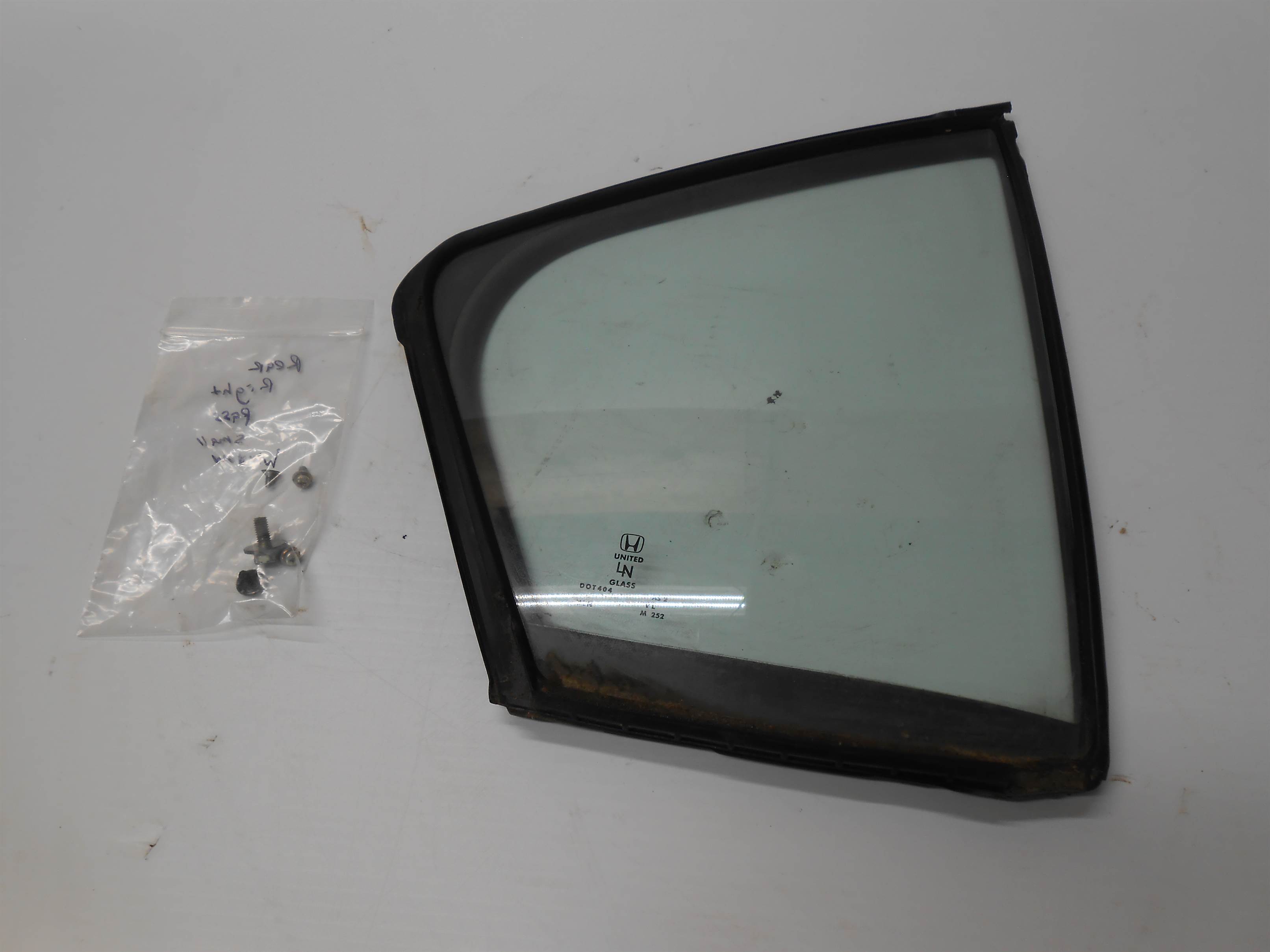 Used 2008 Honda Accord Rear Right RH Passenger side Quarter Window Glass for sale small view front thumbnail