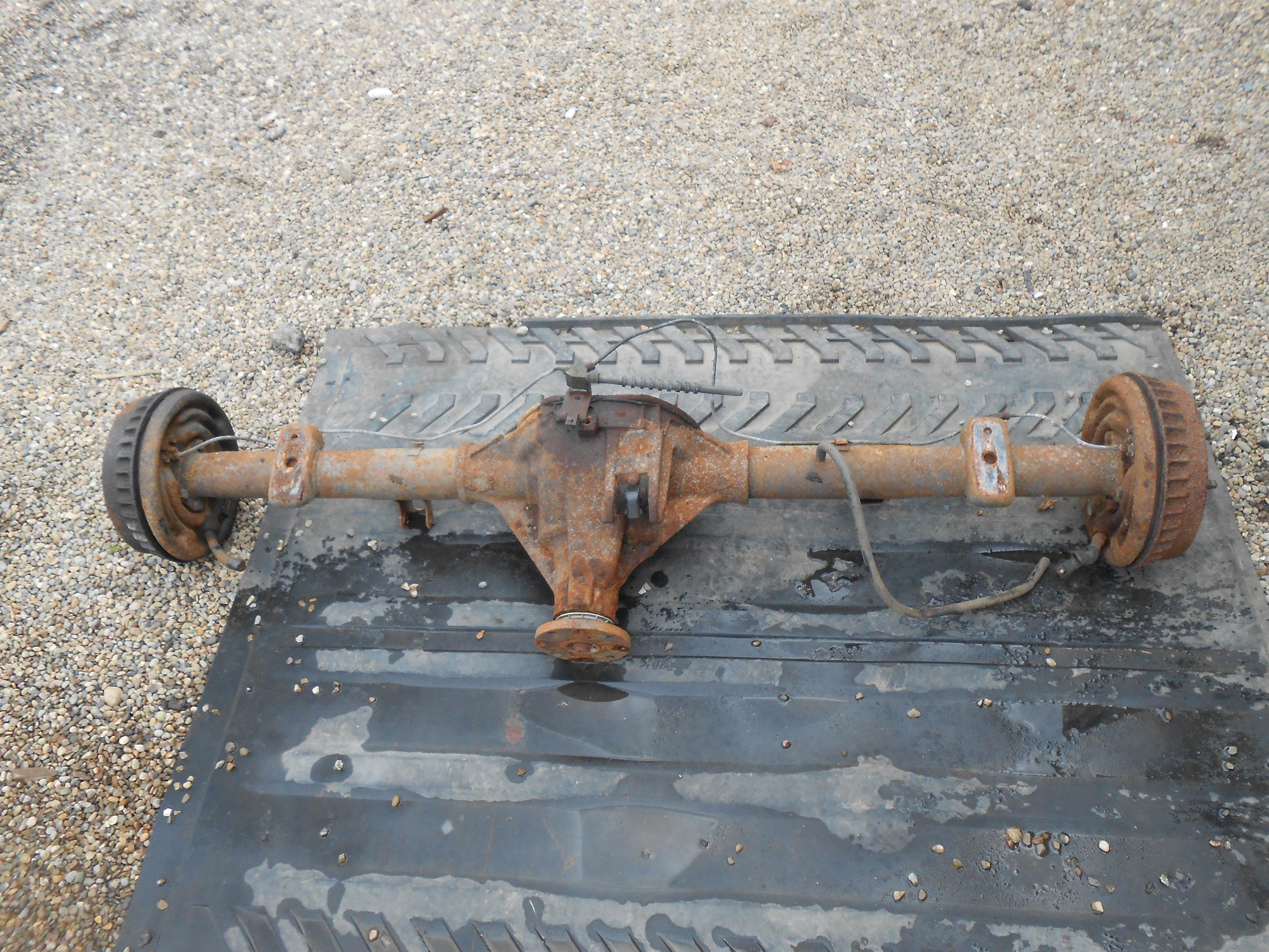 Used 1993-1997 Ford Ranger Rear Axle Assembly 7.5" ring gear, 9" brakes, 3.45 ratio for sale small view front thumbnail
