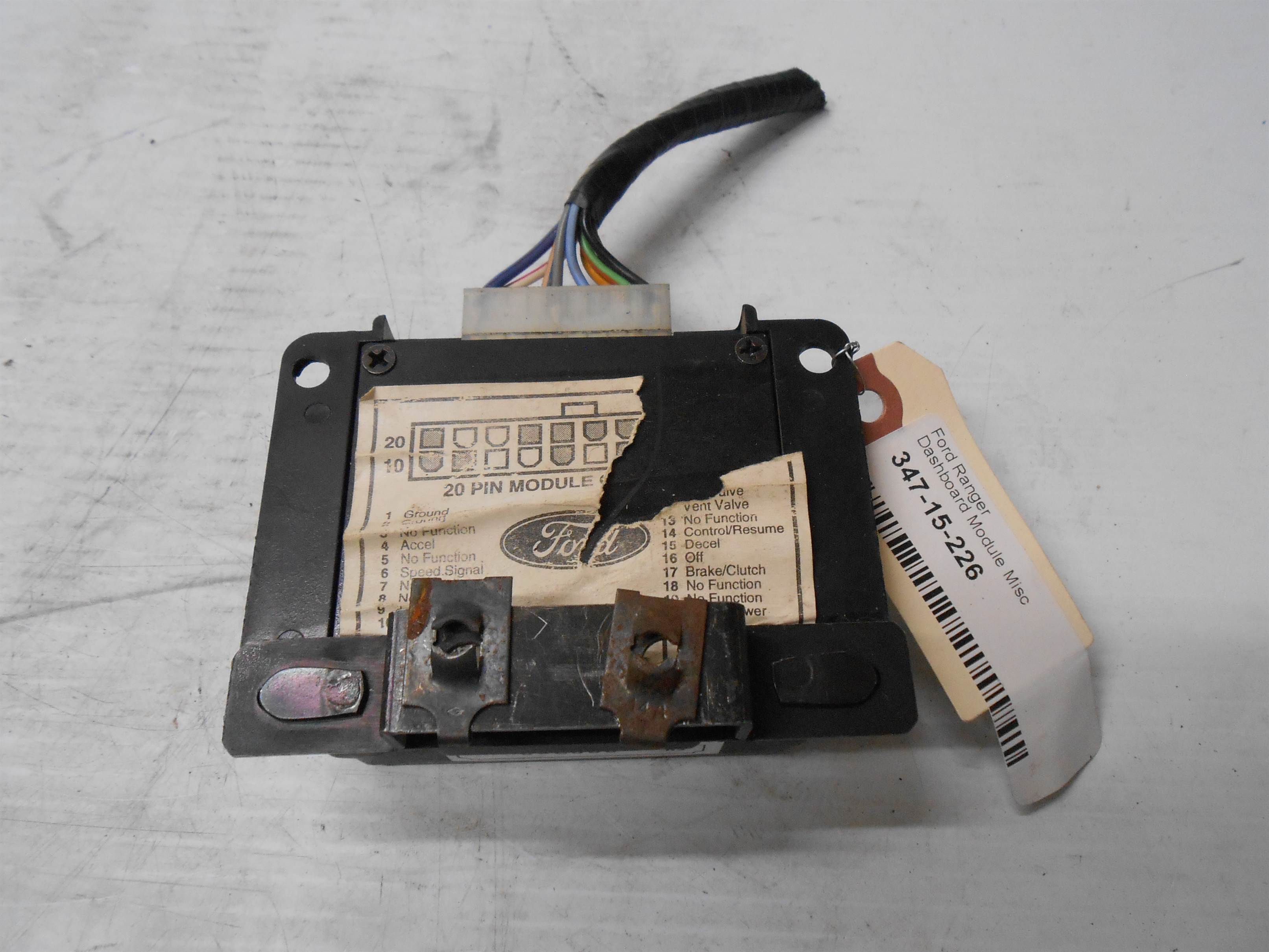 Used 1996 Ford Ranger Cruise Control Module for sale small view front thumbnail