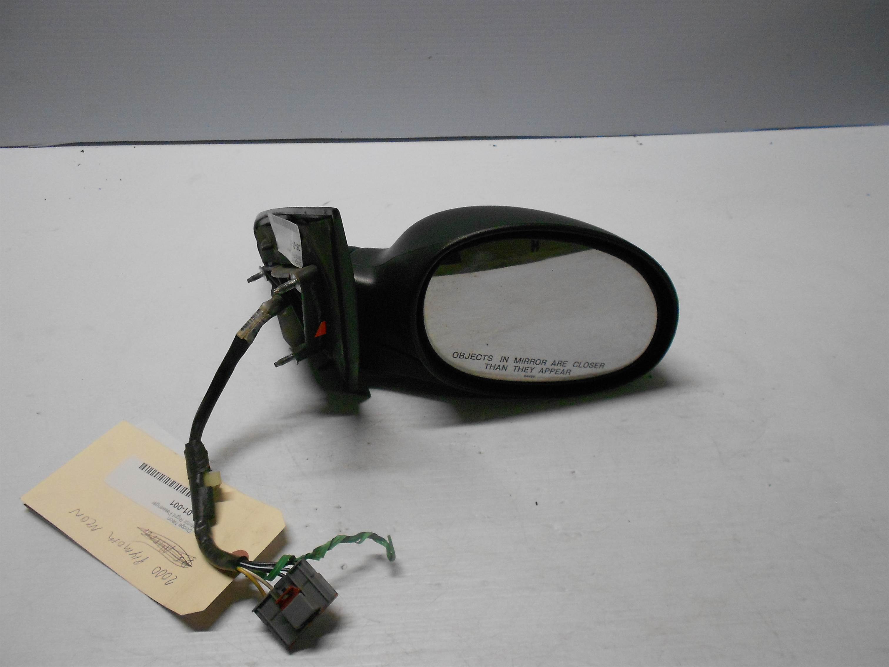Used Dodge Neon 2000 2001 2002 2003 2004 2005 Right Power Mirror Black for sale small view front thumbnail