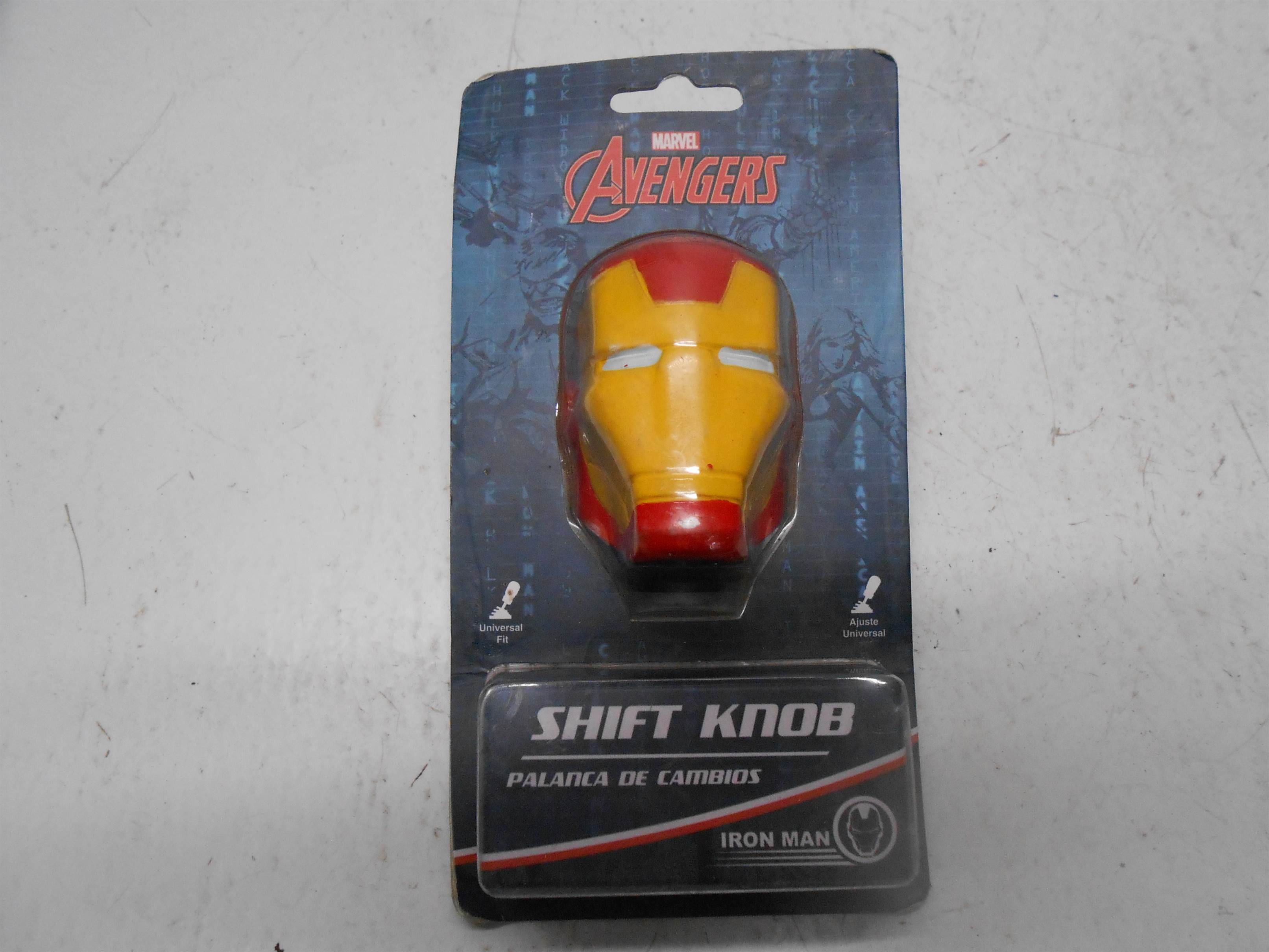 Used Marvel Avengers Universal Marvel Iron Man Shift Knob MVL-0404 Fit Manual & Auto for sale small view front thumbnail