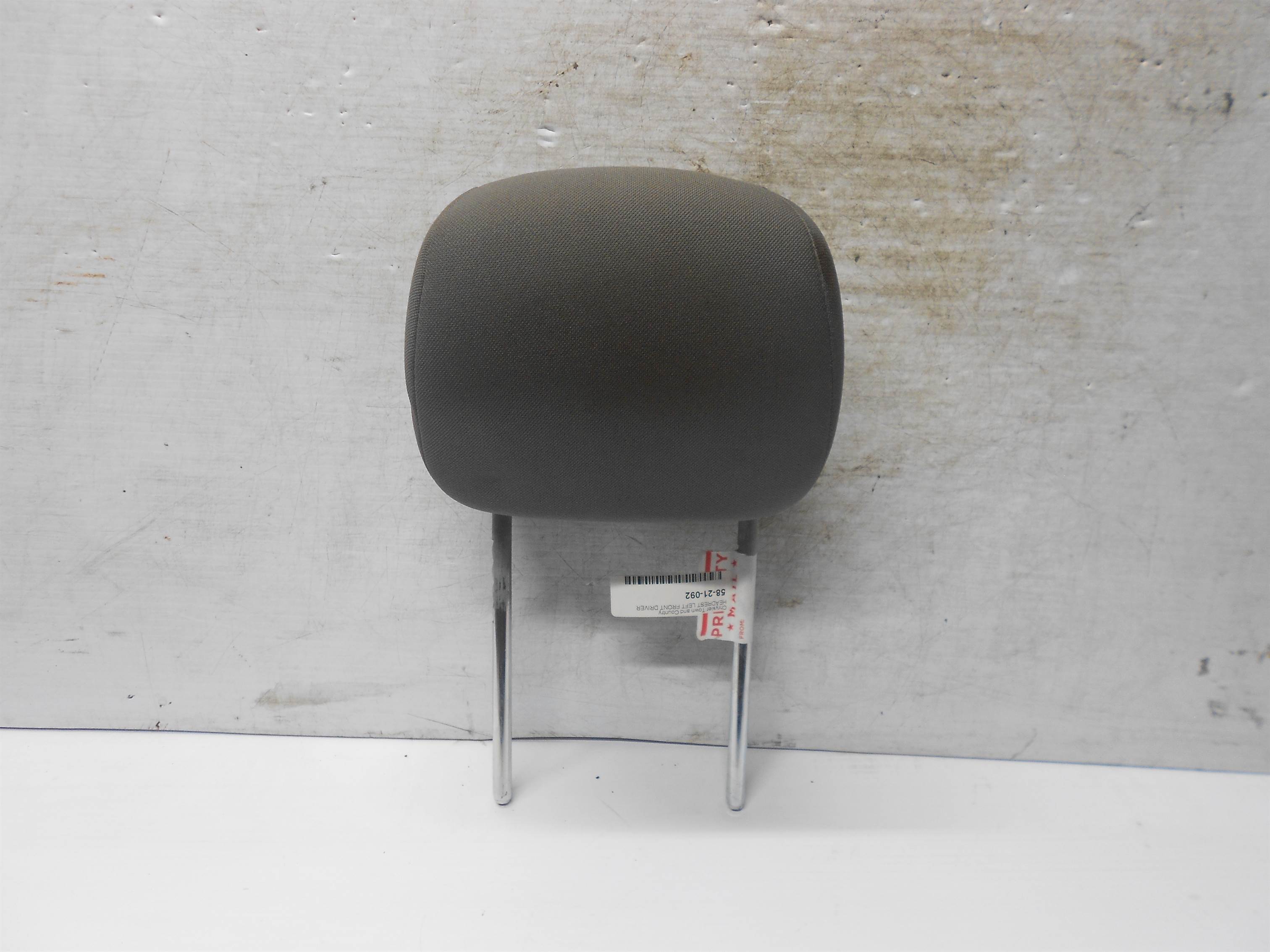 Used 2010-2020 Grand Caravan Town Country Active Front Head Rest Headrest Gray OEM for sale small view front thumbnail